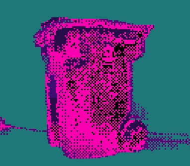 “MY TRASH” AUTOBIOGRAPHICAL DOCUMENTARY PHOTOGRAPHY SERIES SHOT ON A GAMEBOY CAMERA AND DIGITALLY HAND-PAINTED (DAY 2 of 7)