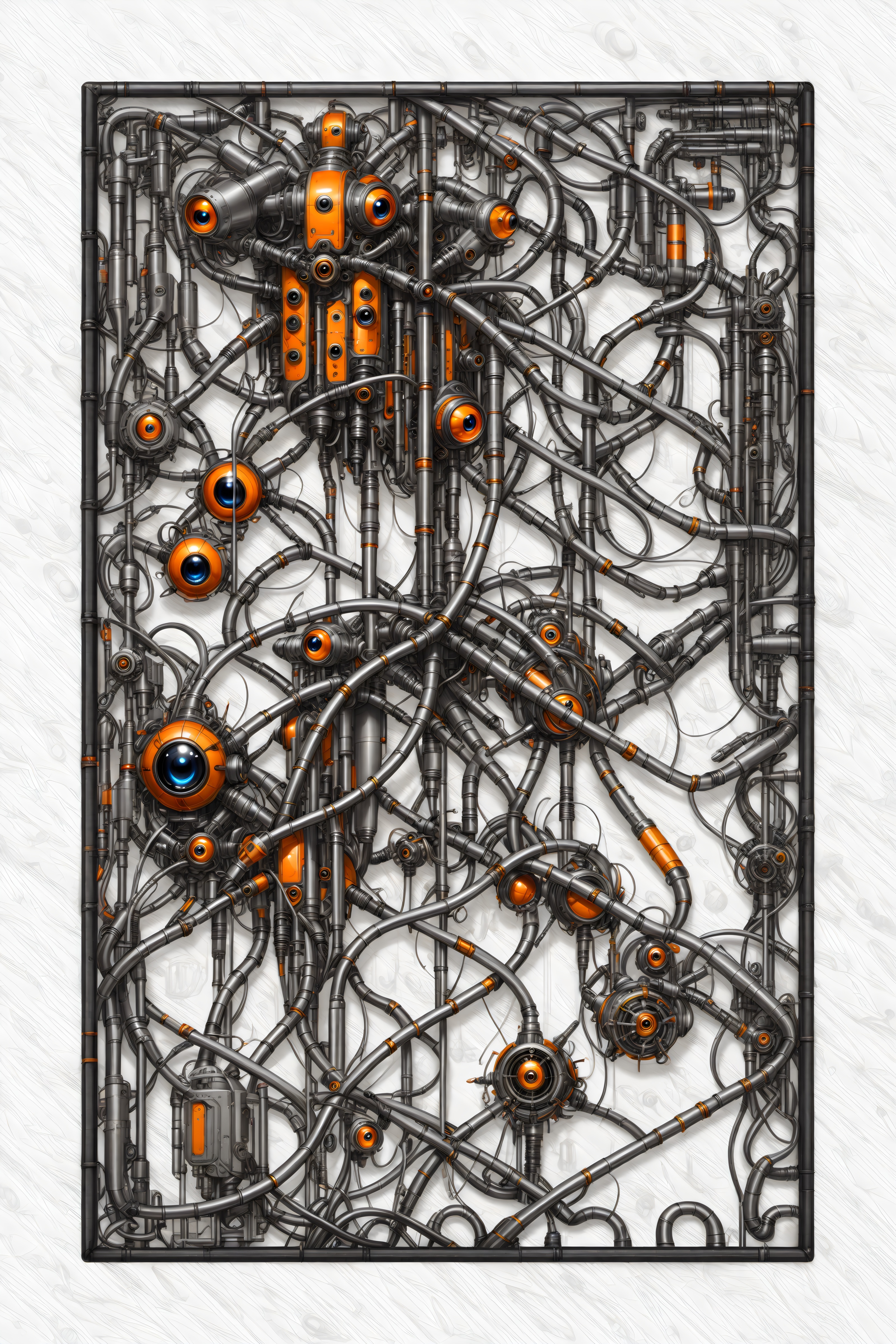 UBK #57 Orange Insects