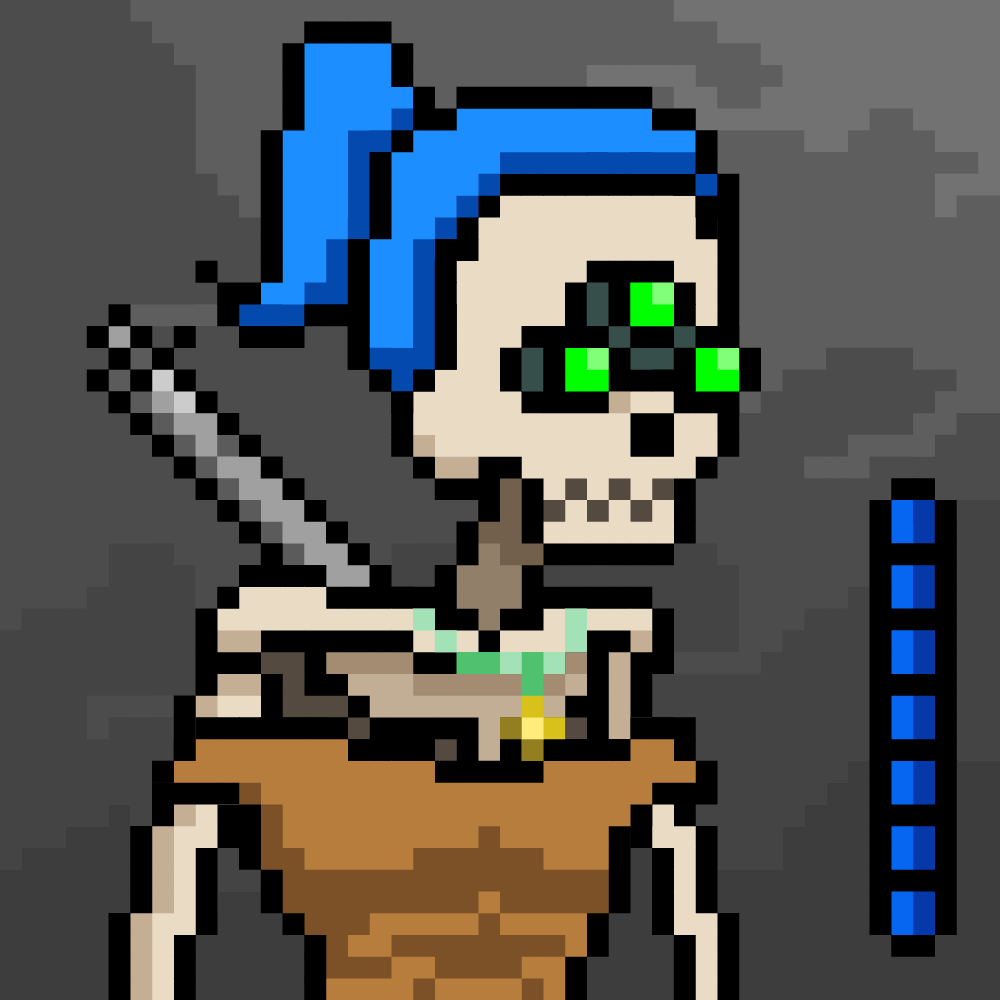 Ordinal Ladies Skull #4087