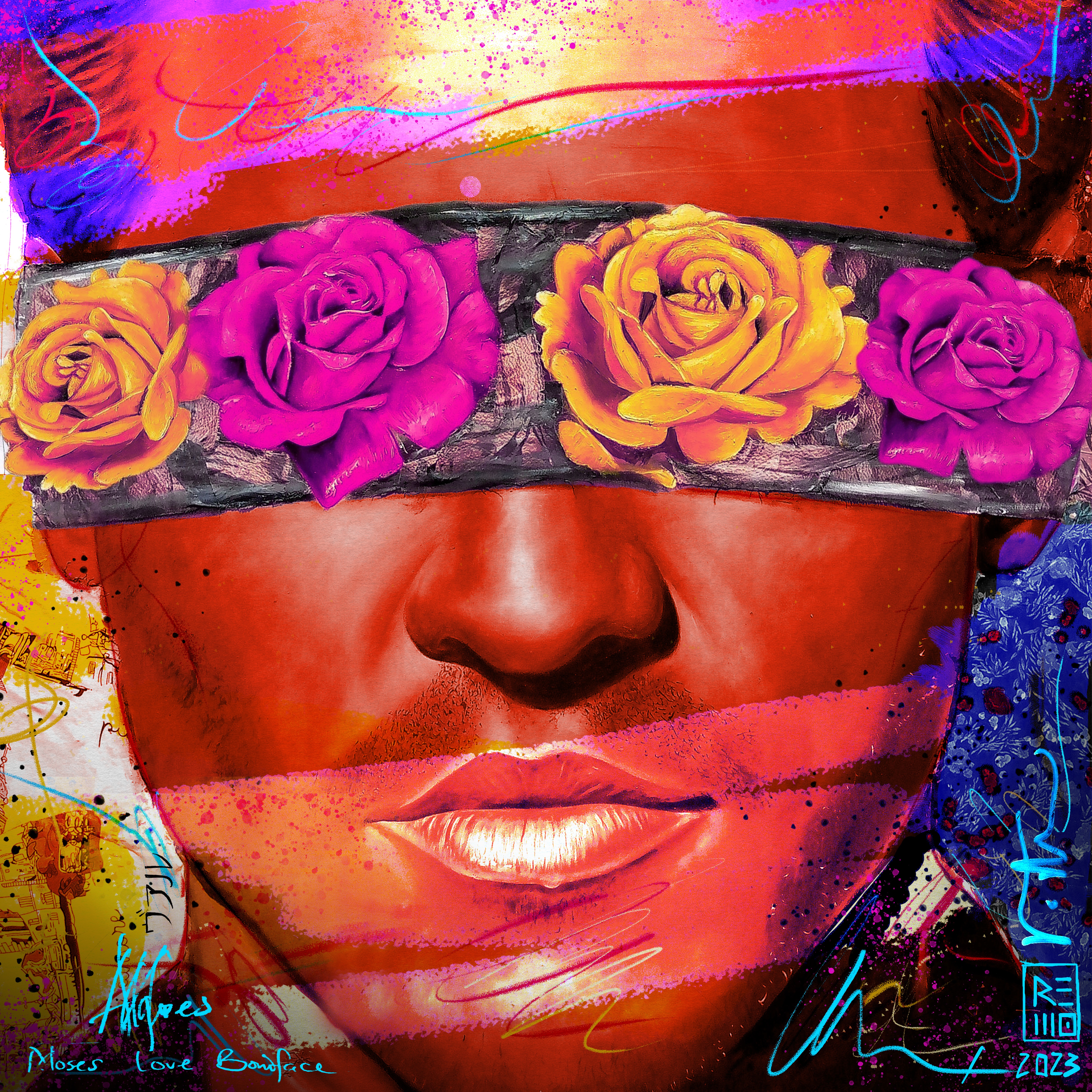 Enigmatic Purple and Yellow #19/20