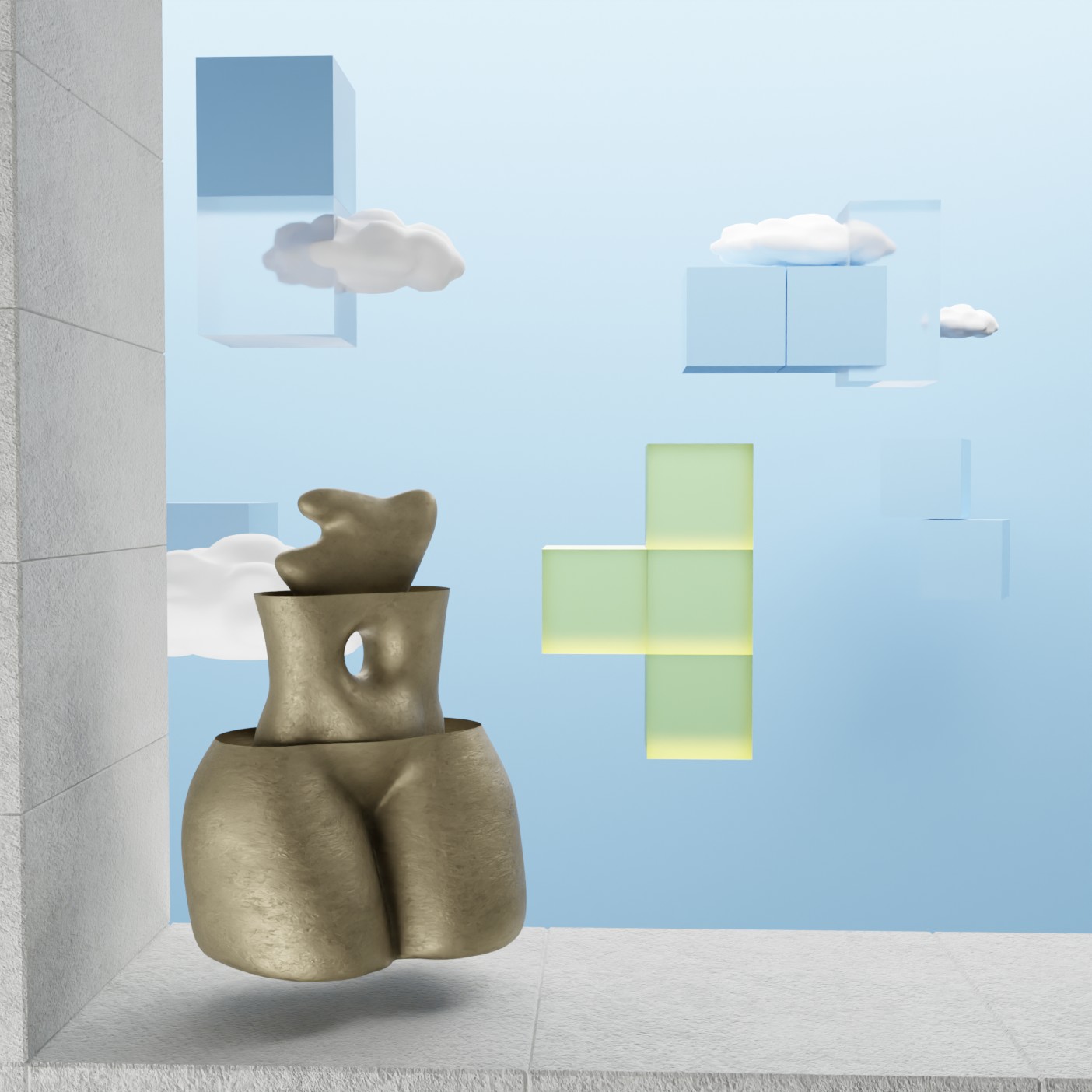 What if Magritte played Tetris?