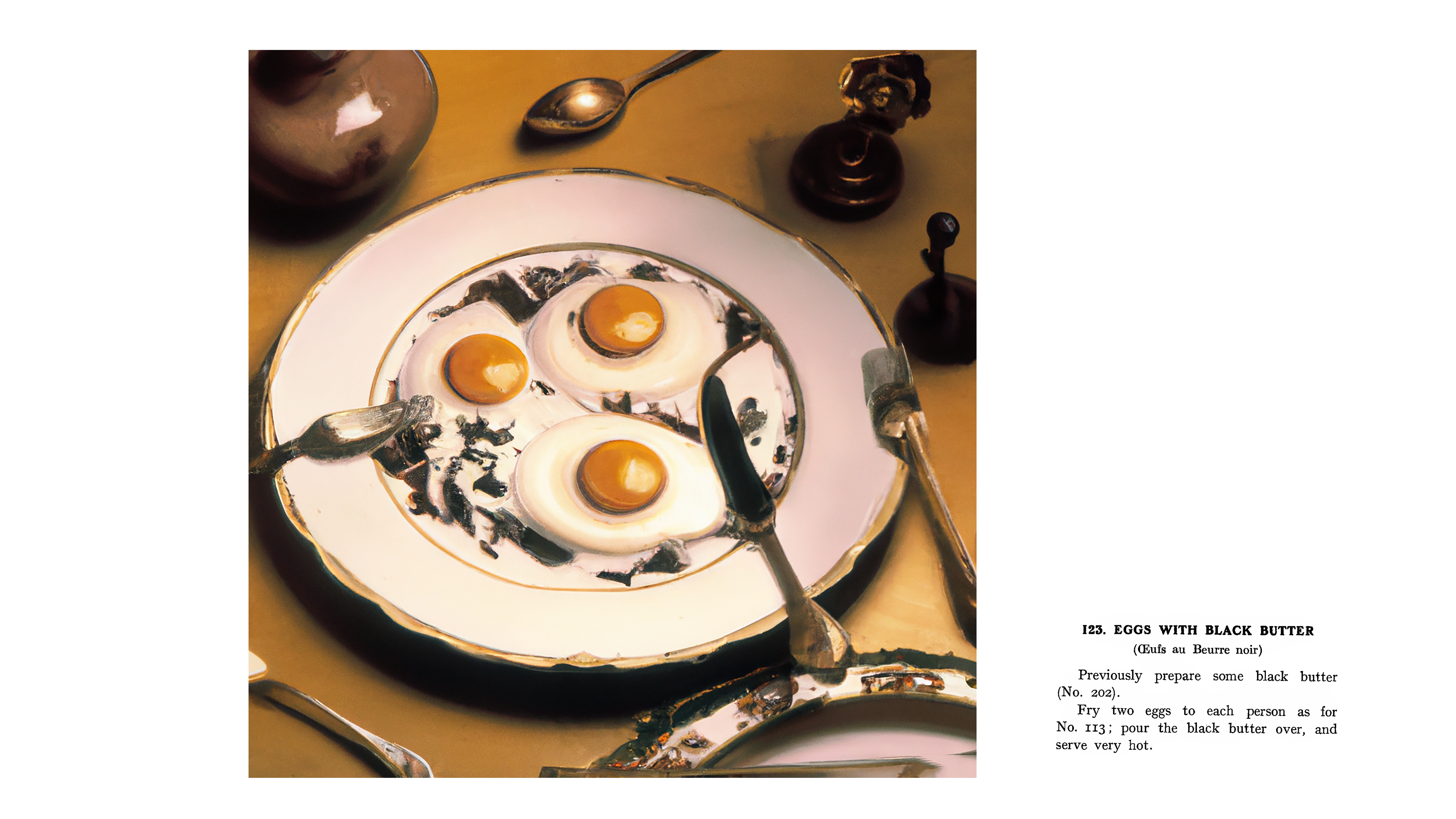 123. EGGS WITH BLACK BUTTER