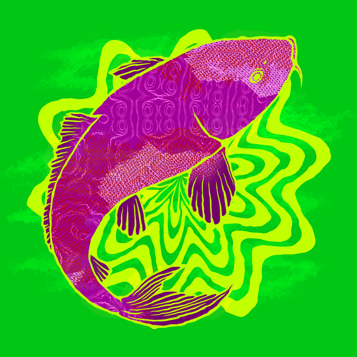 Generative patterns "NISHIKIGOI" #6659