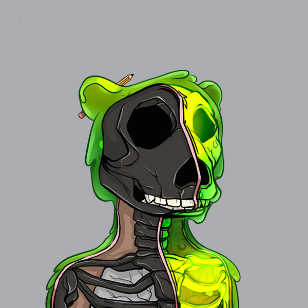 Zombie Okay Bear #3497