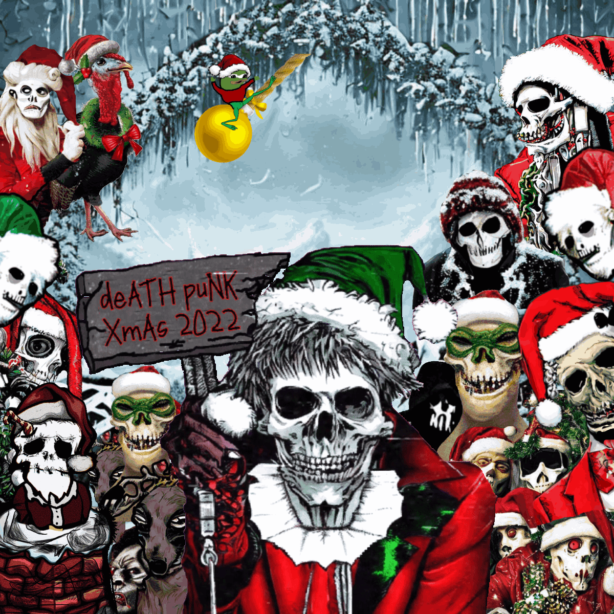DEATH PUNK XMAS 2022 - Winter Wonderland  #100/150