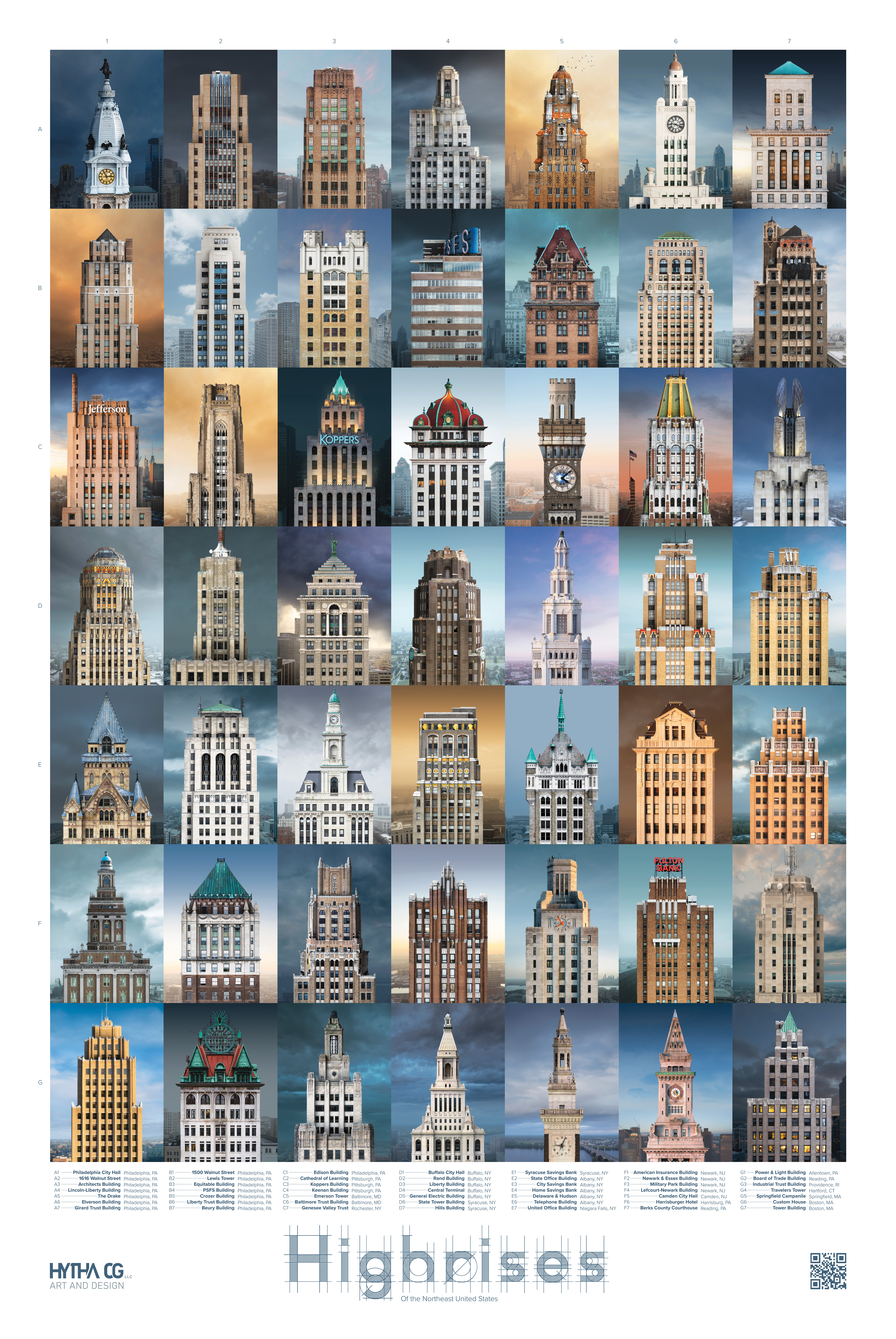 Highrises Collage 1: Northeast