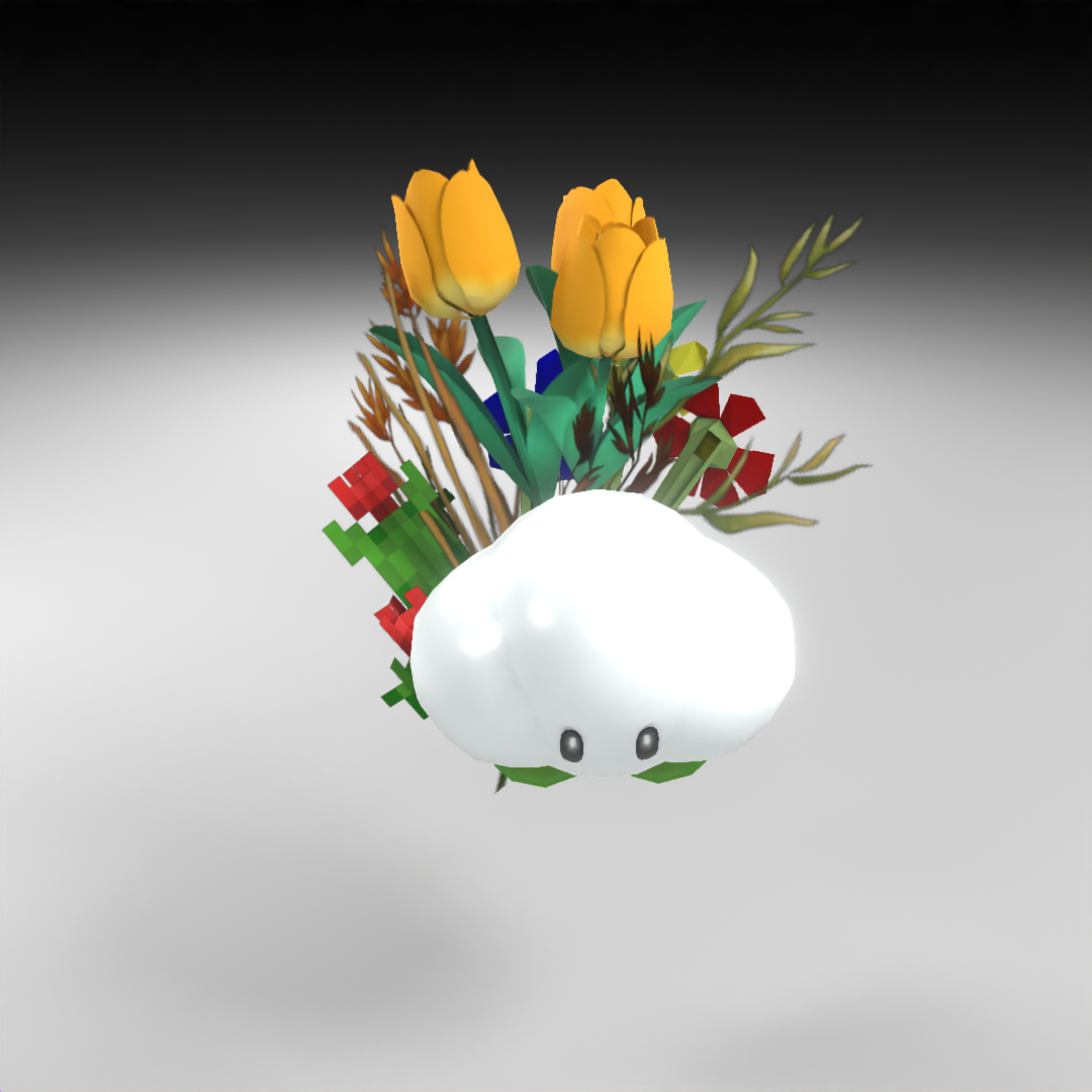 Hand-hacked Bouquet 111