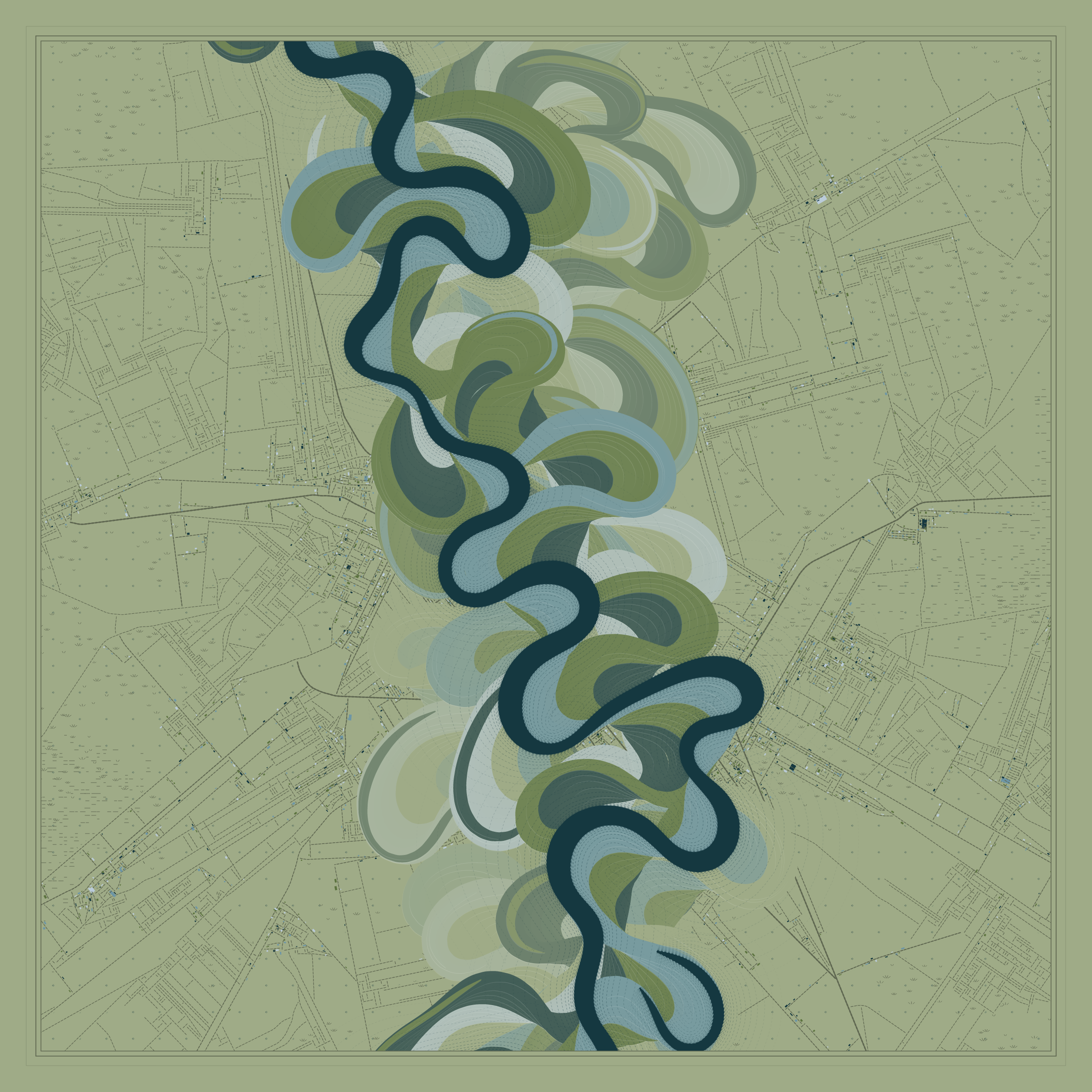 Ancient Courses of Fictional Rivers #479