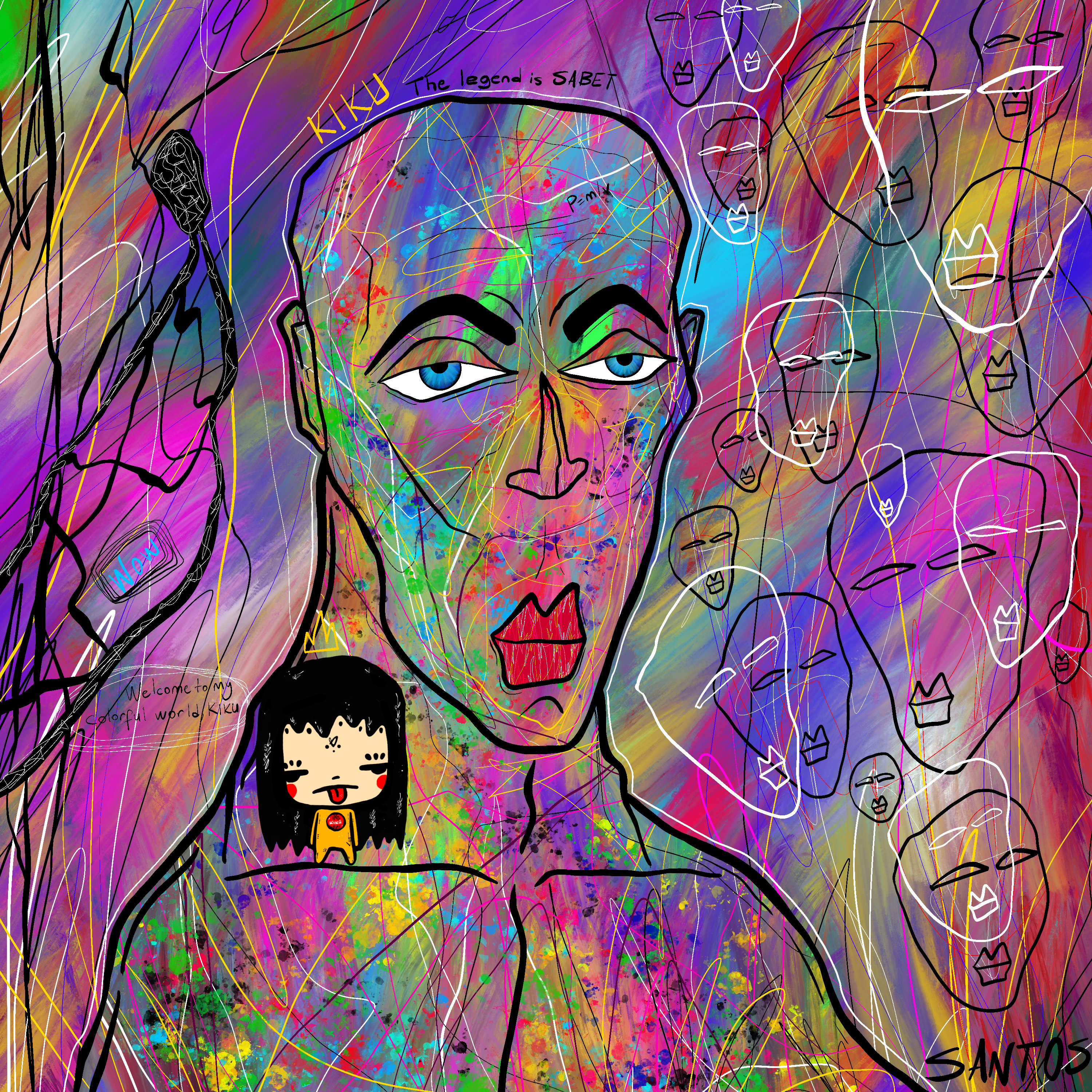 The fans. 2022 SANTOS X KIKU’S WORLD by SABET