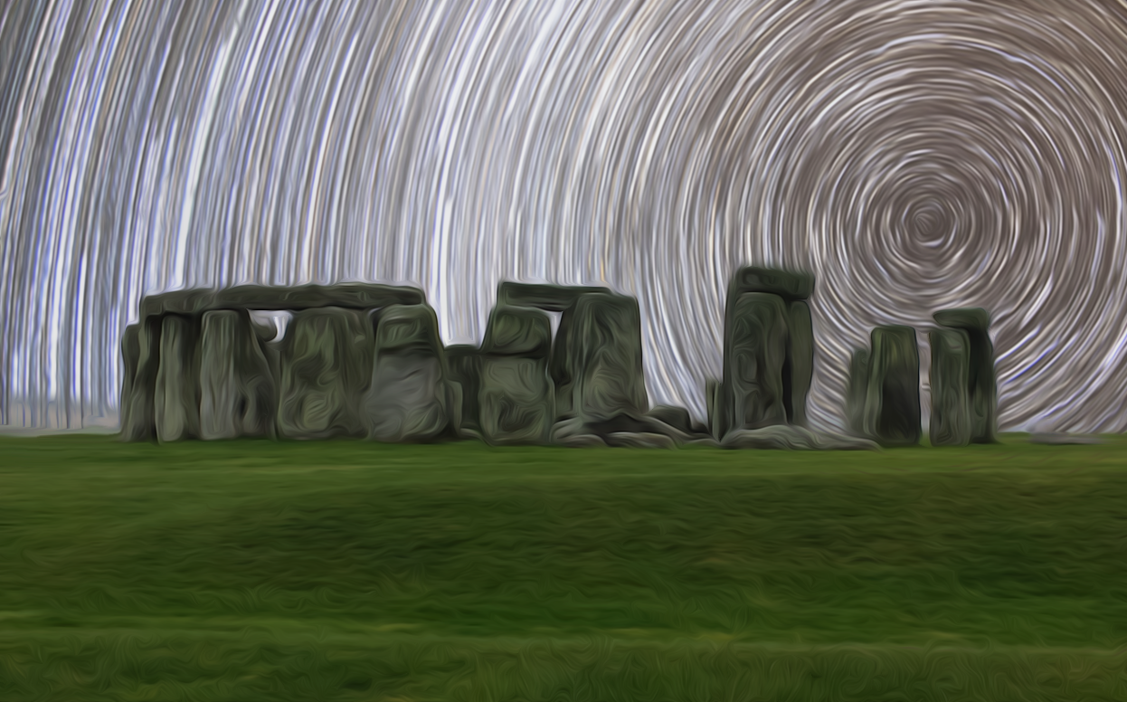 Stonehenge Vortex Art