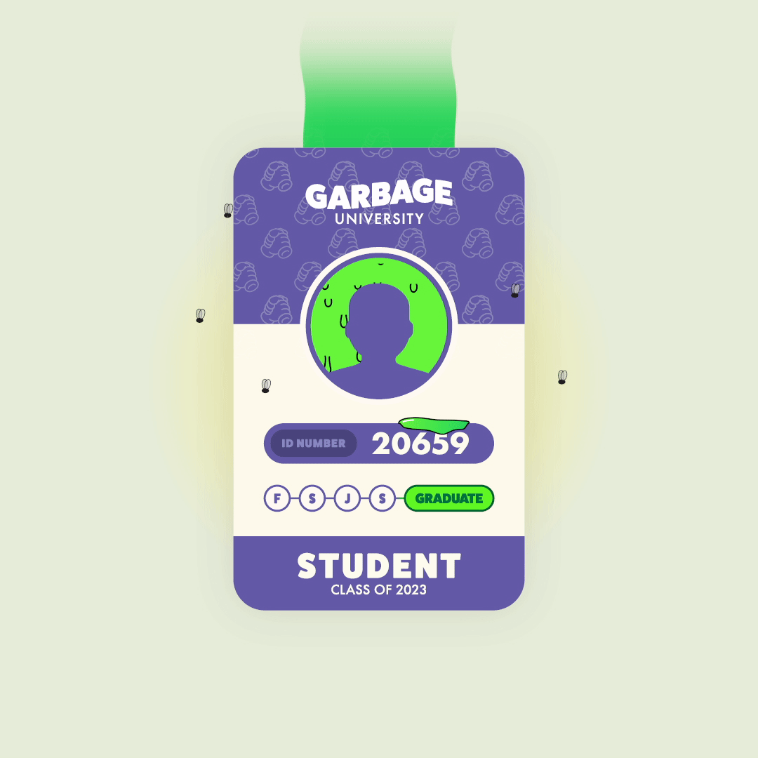 Garbage University Student ID: 20659