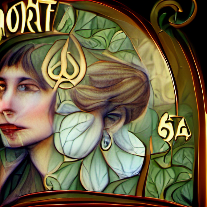 Art Nouveau Portrait 10