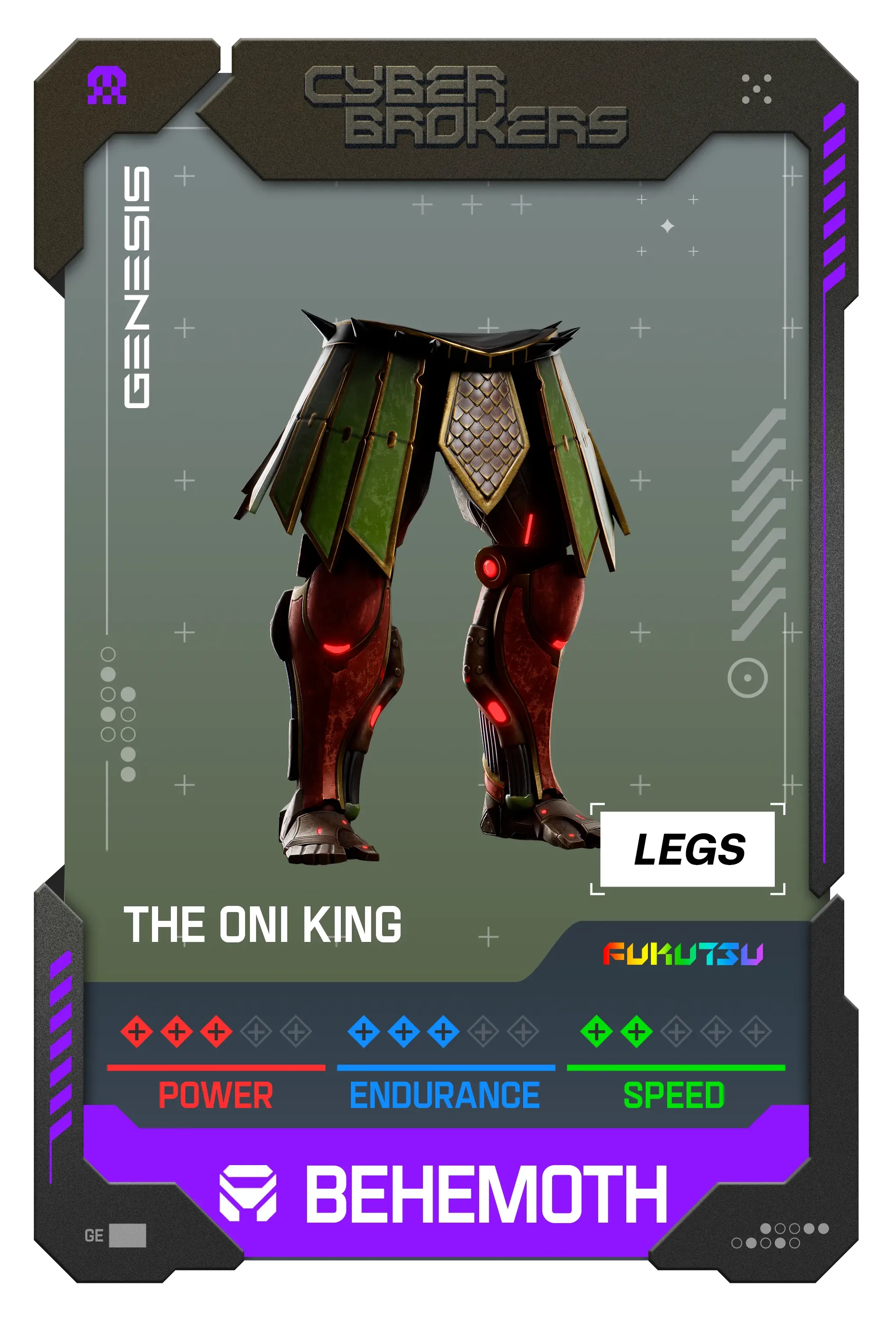 The Oni King Behemoth Legs 