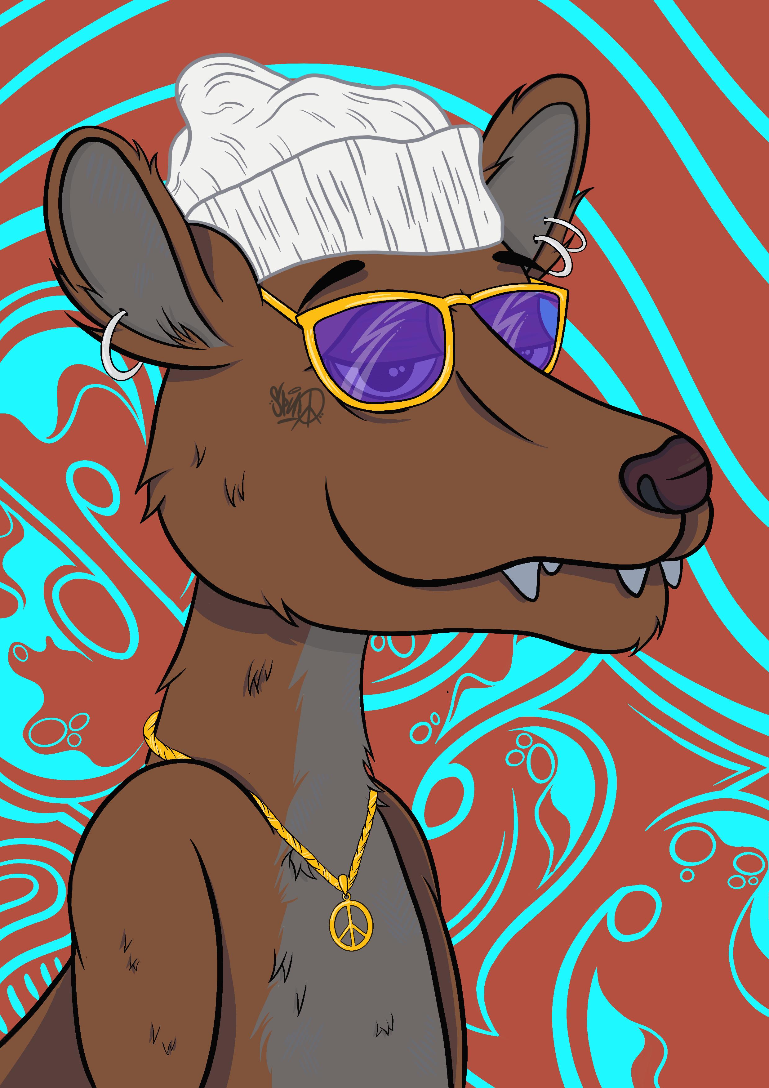 Item #148 Kanga Walla Fox 252