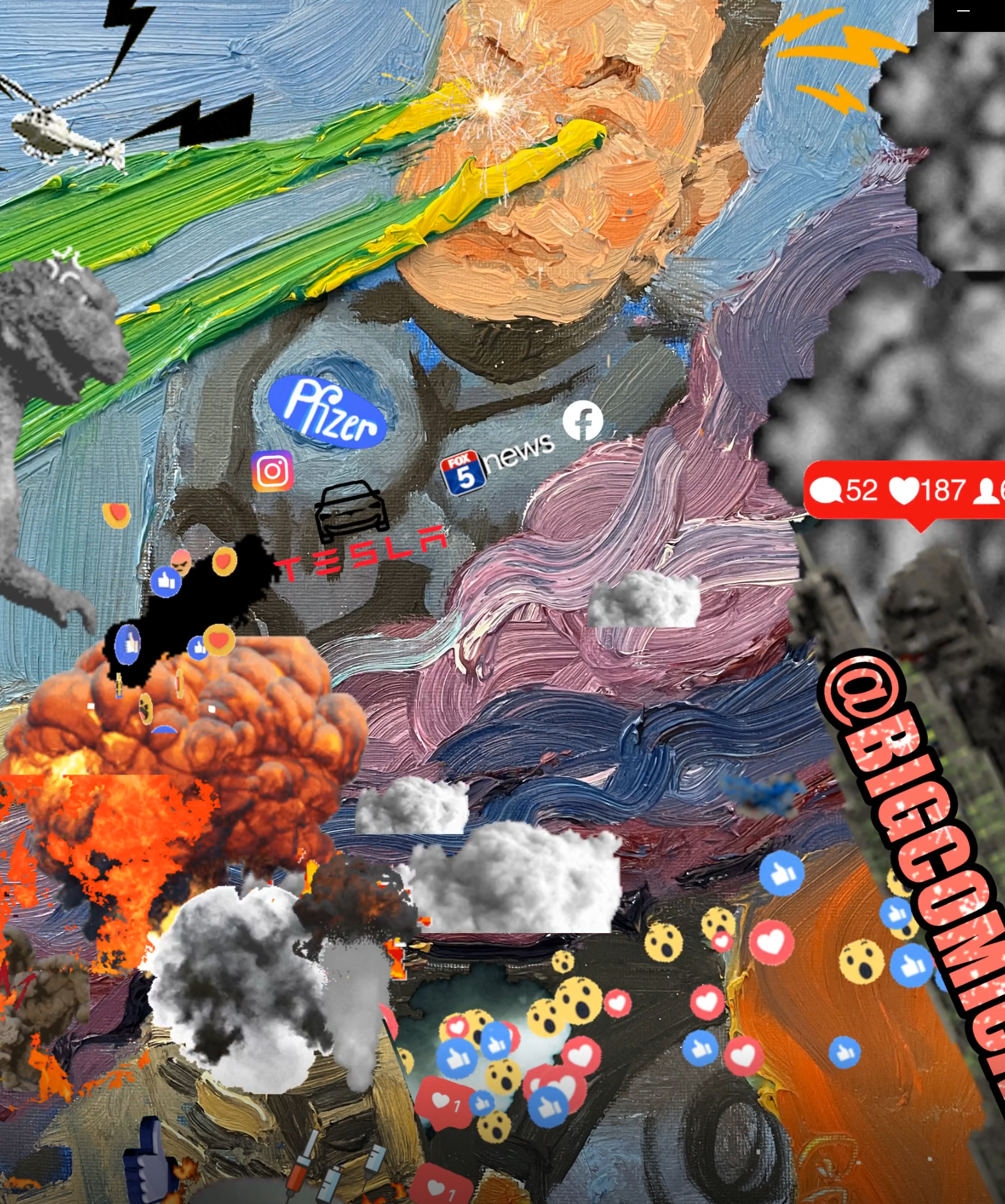 Big Comic Art: Bridging Realities in the Digital Age
