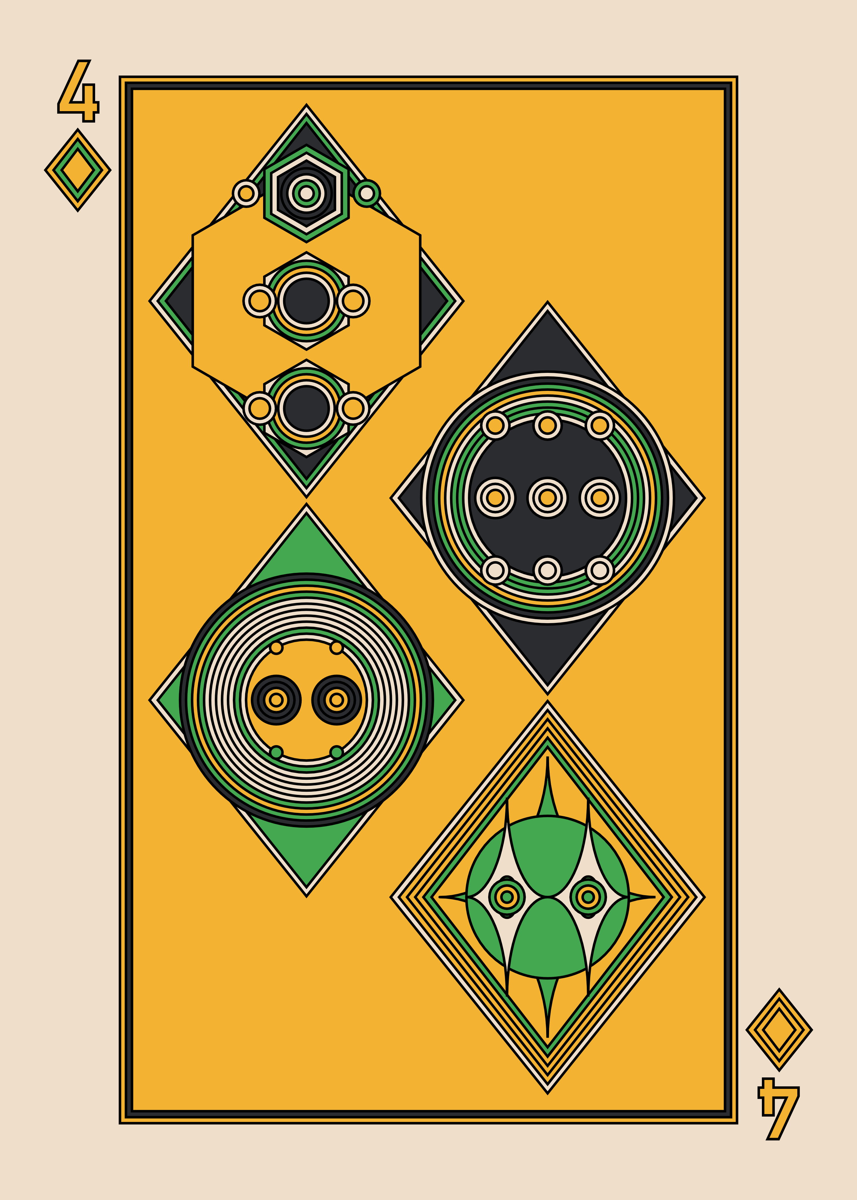 Four of Diamonds Dark