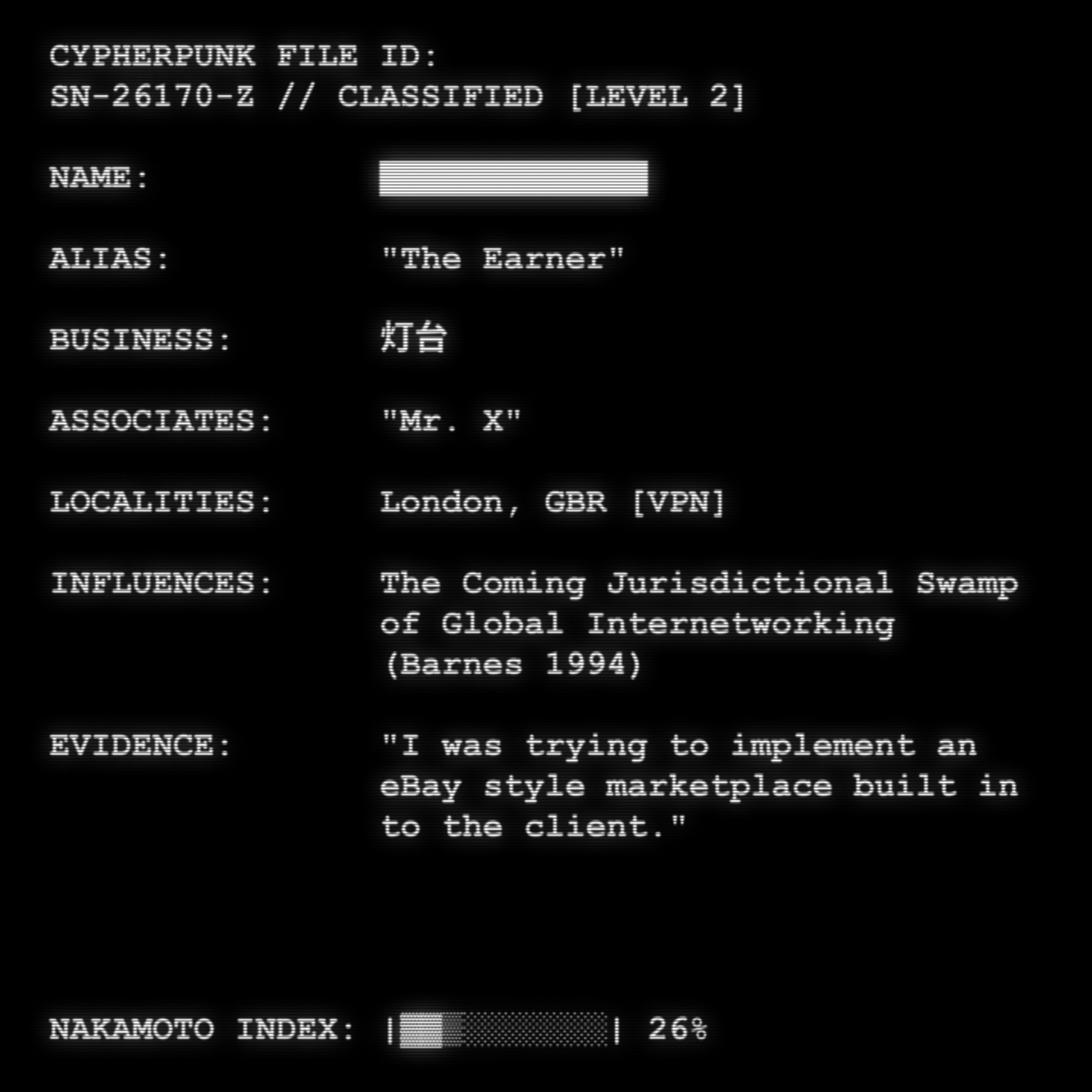 CYPHERPUNK FILES #1888