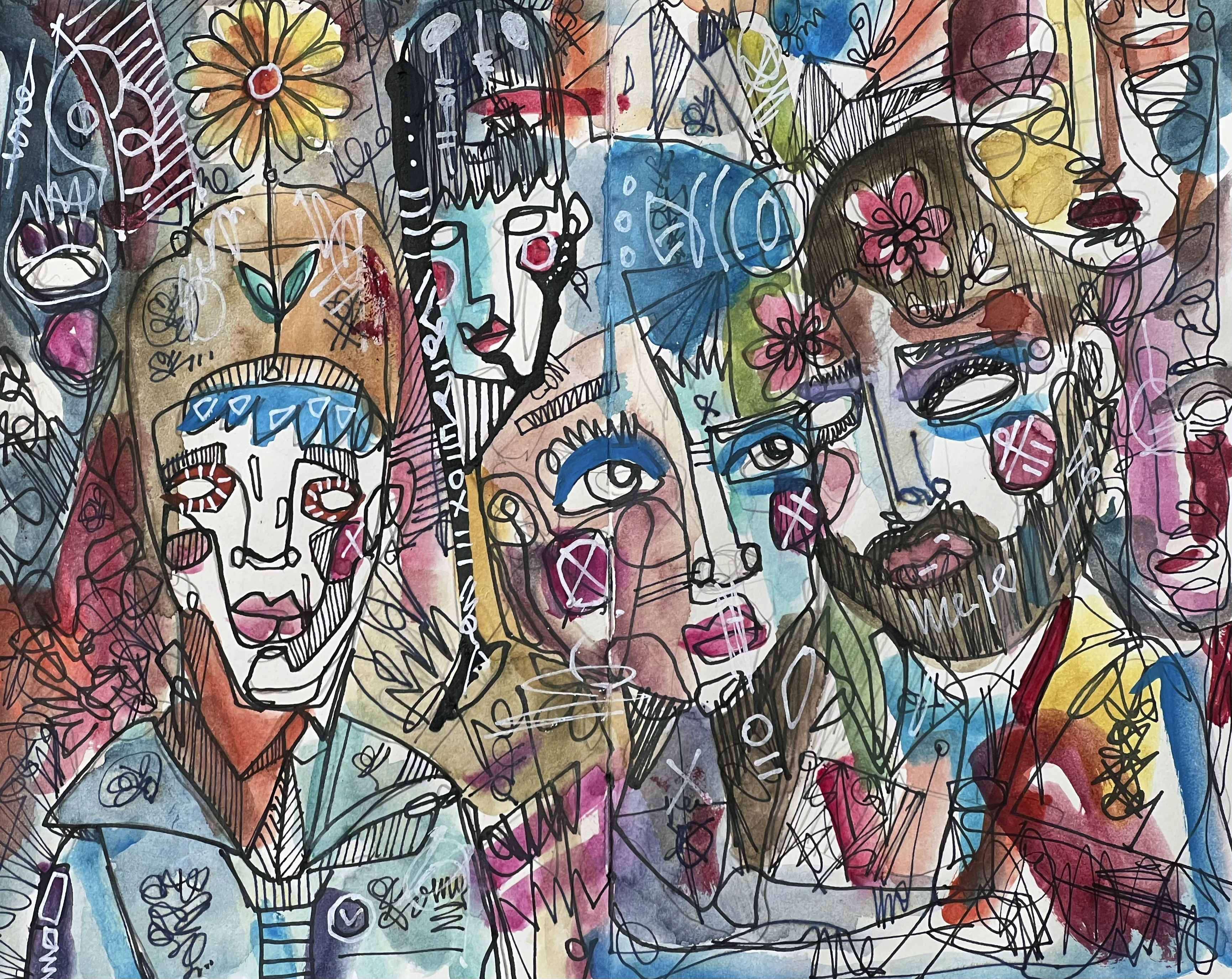 #004 / van Ghoh in Love 2021 Sabet / Sketchbook 1