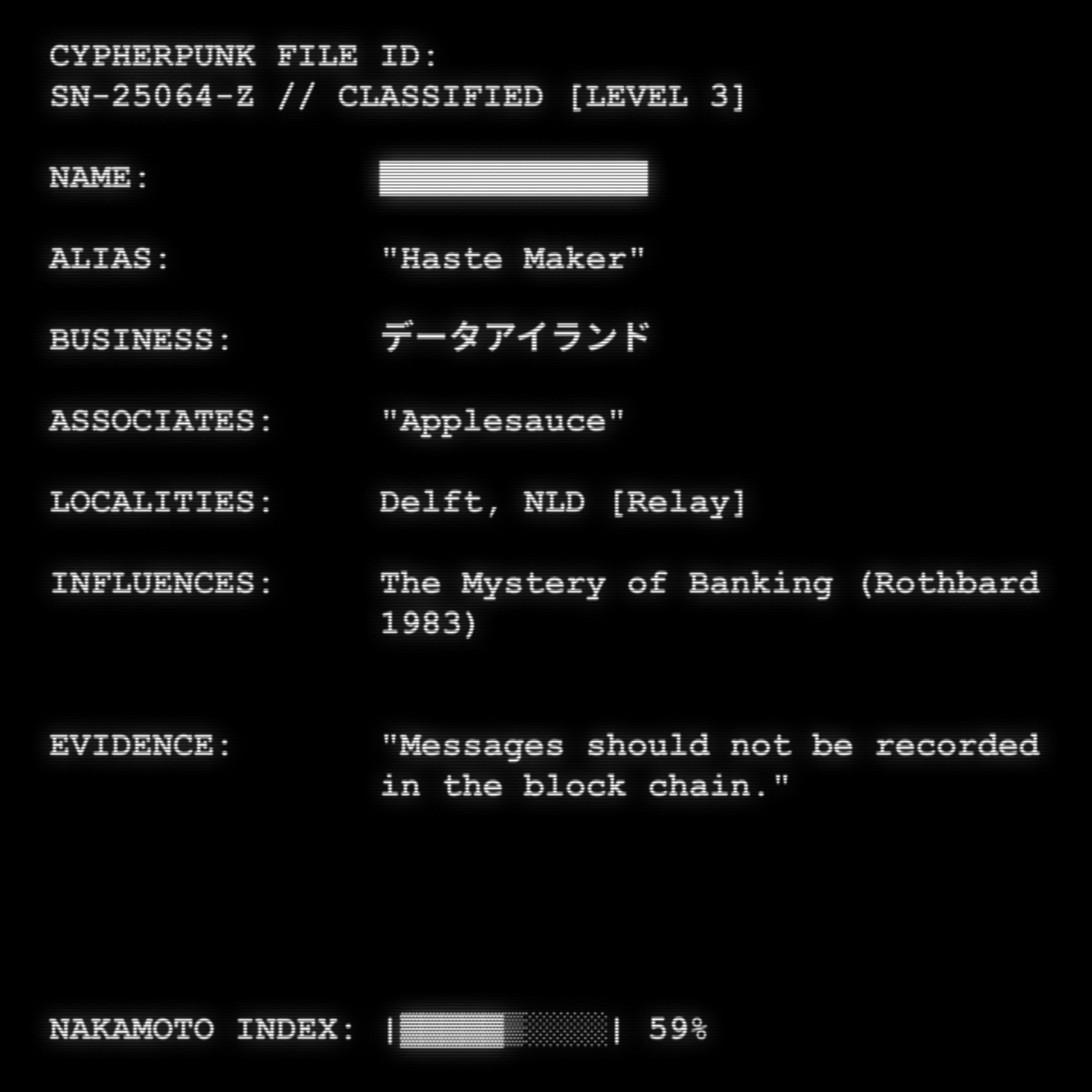 CYPHERPUNK FILES #210