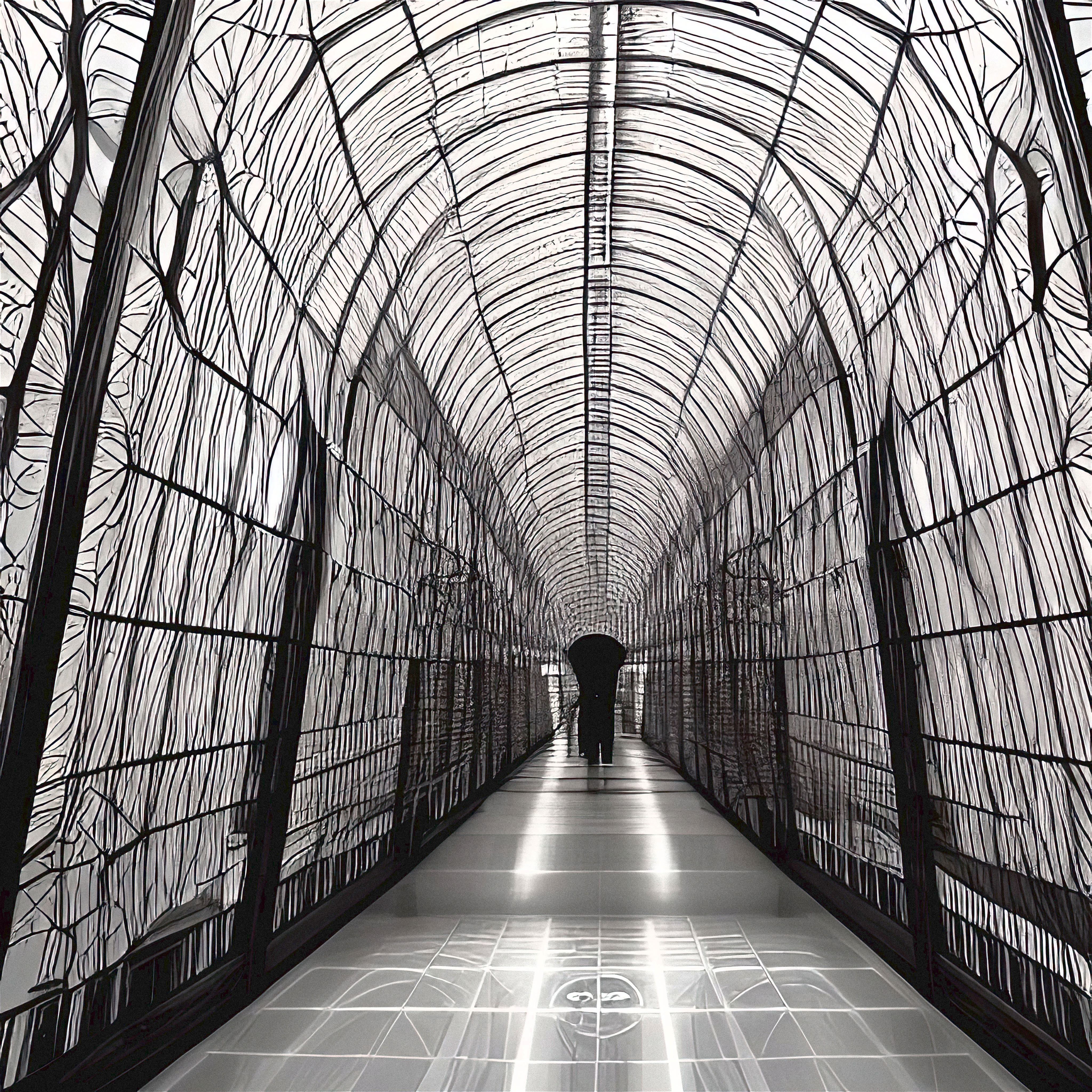 Silk Stained Glass #10