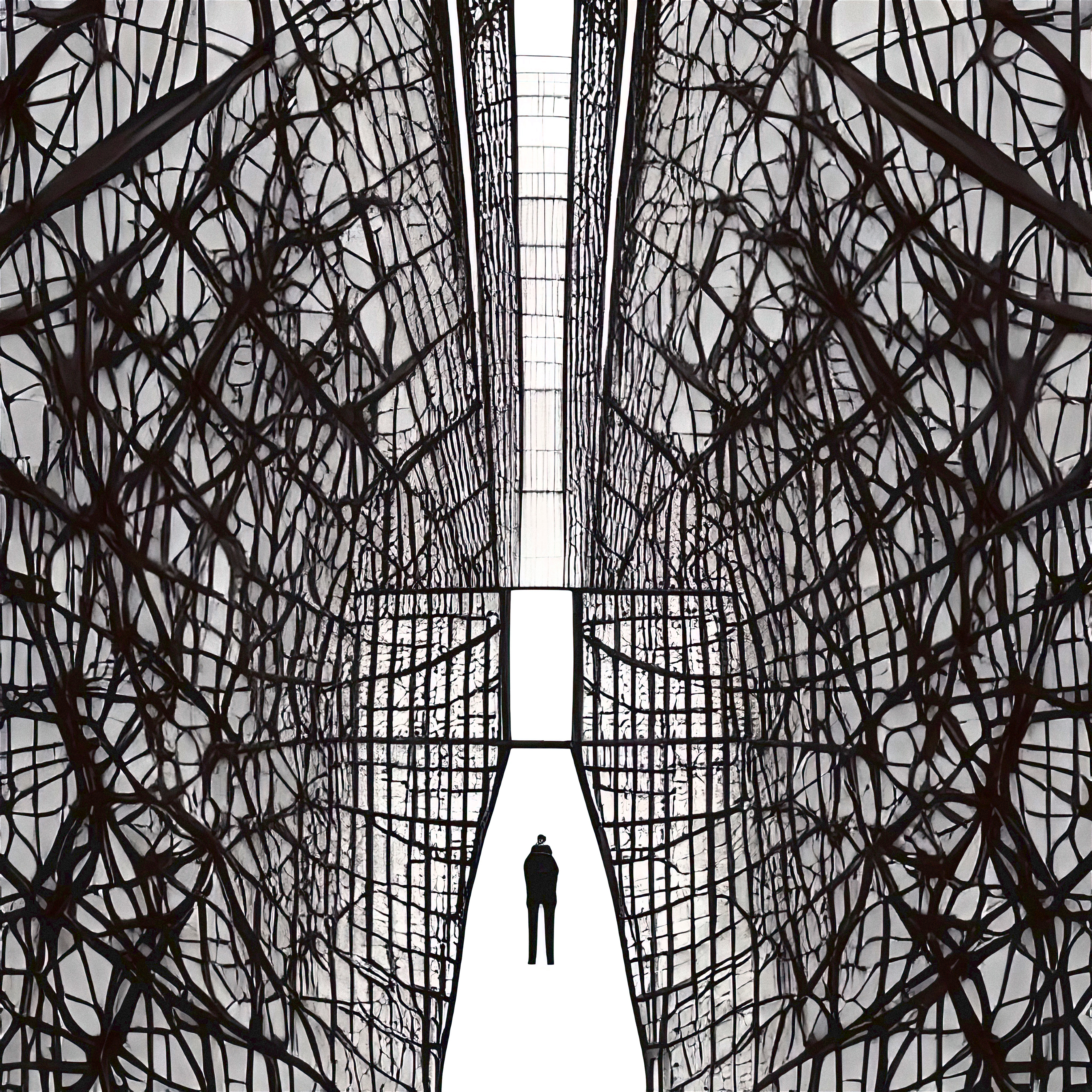 Silk Stained Glass #16