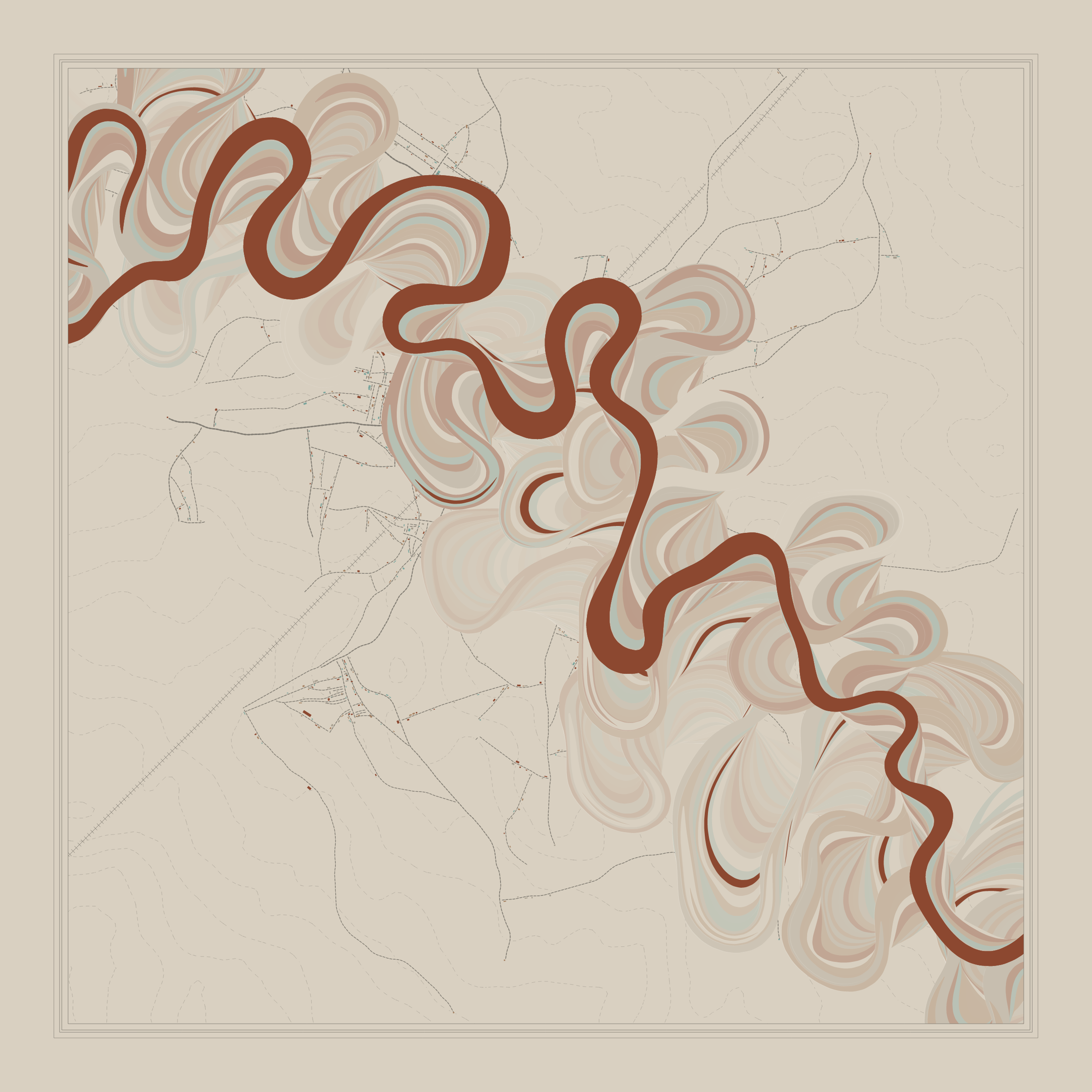 Ancient Courses of Fictional Rivers #432