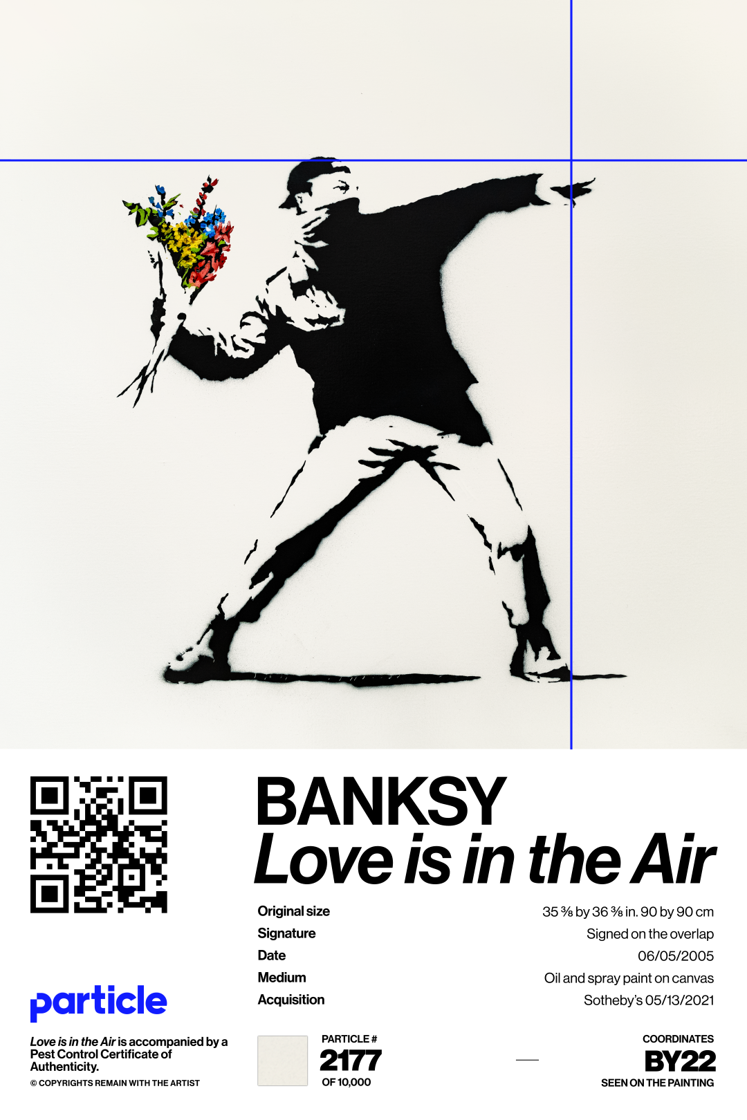 Banksy | Love Is In The Air #2177