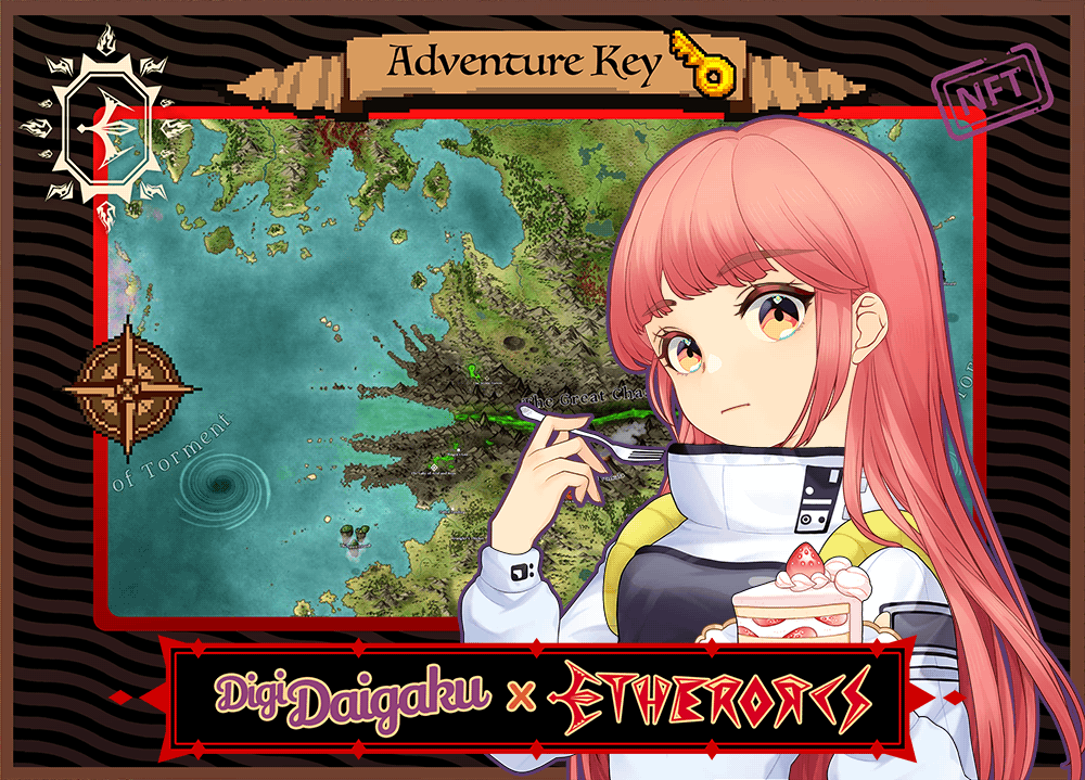 DigiDaigaku #1314 - Soleil | EtherOrcs Adventure Key (DigiDaigaku Genesis)