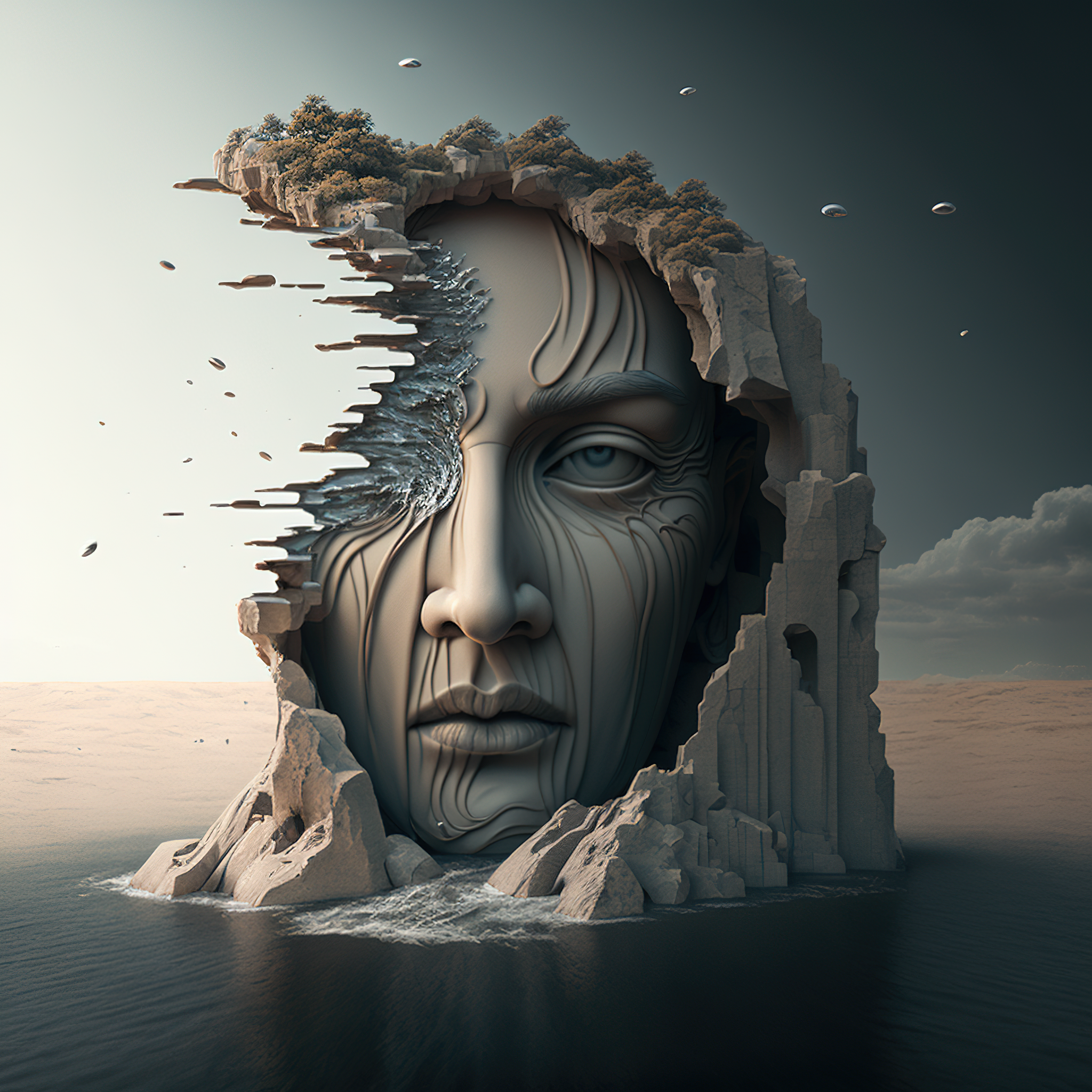 The relief