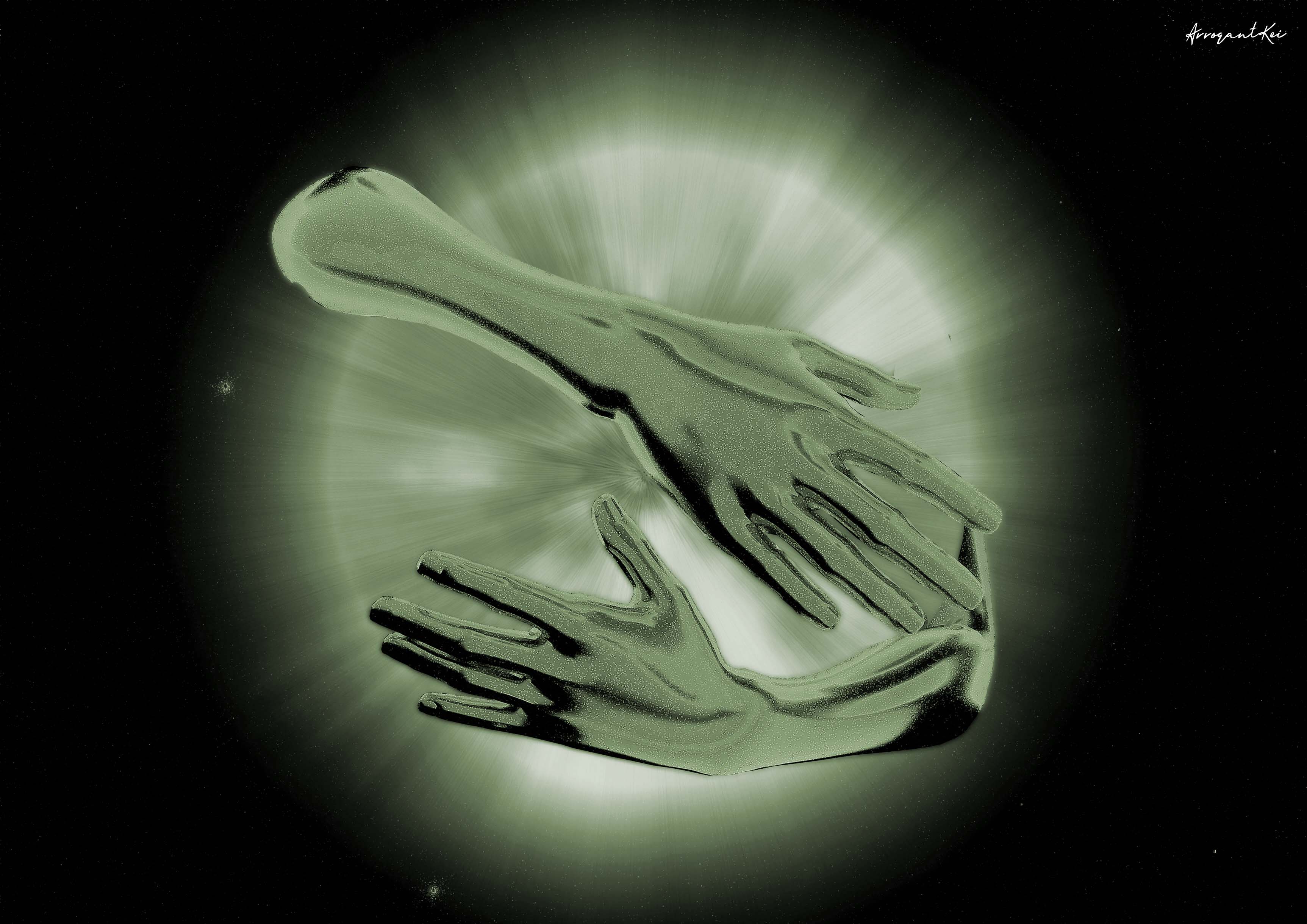 Enveloped In Light (Sage)