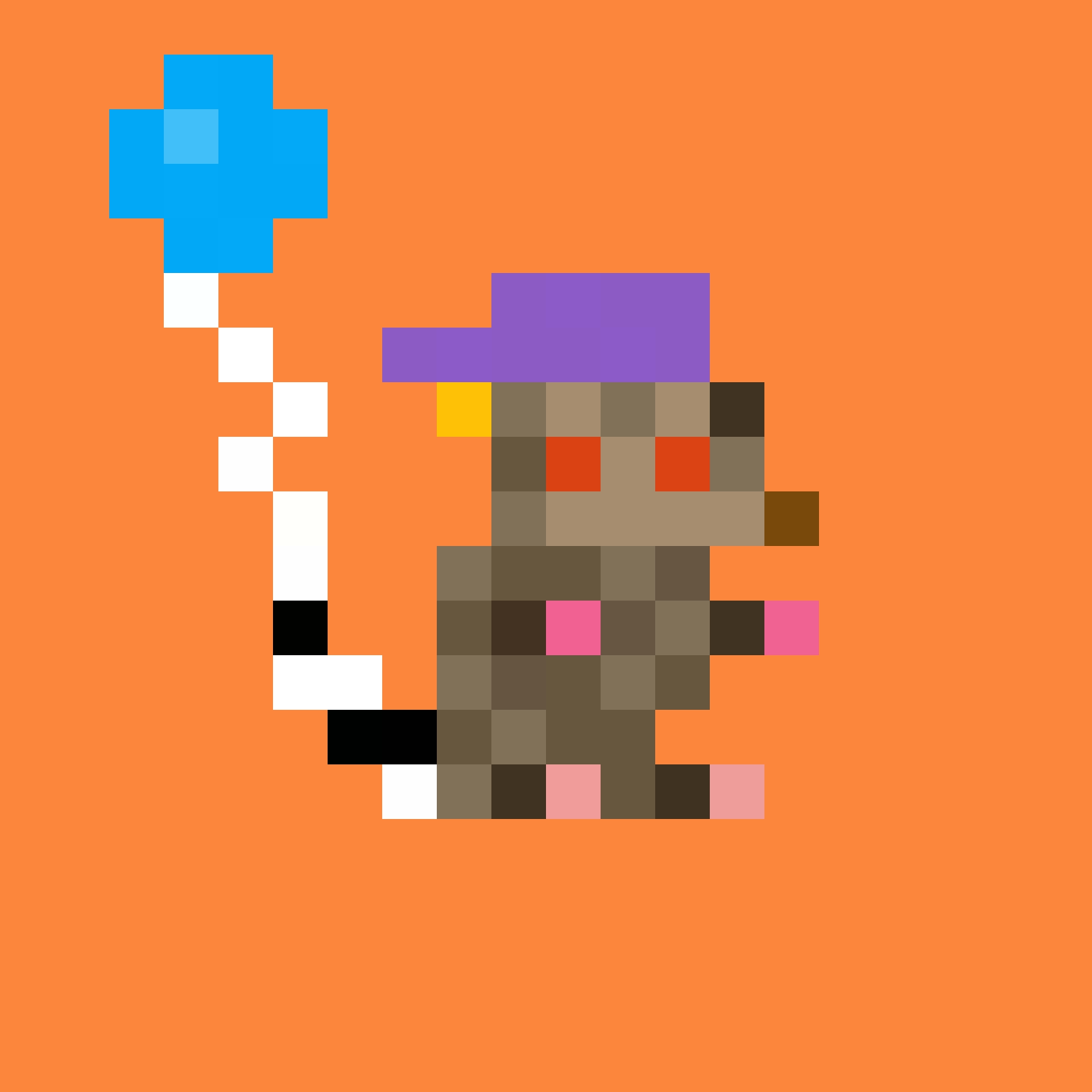 Tiny Punk Opossum #378