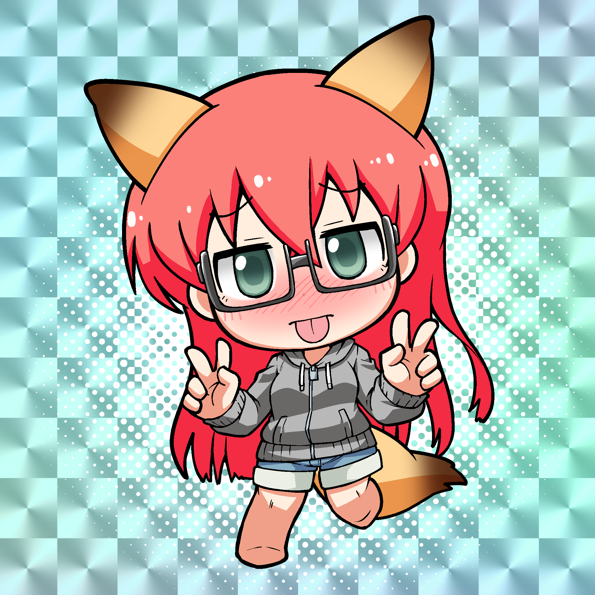 Tere QN! red hoodie #8462