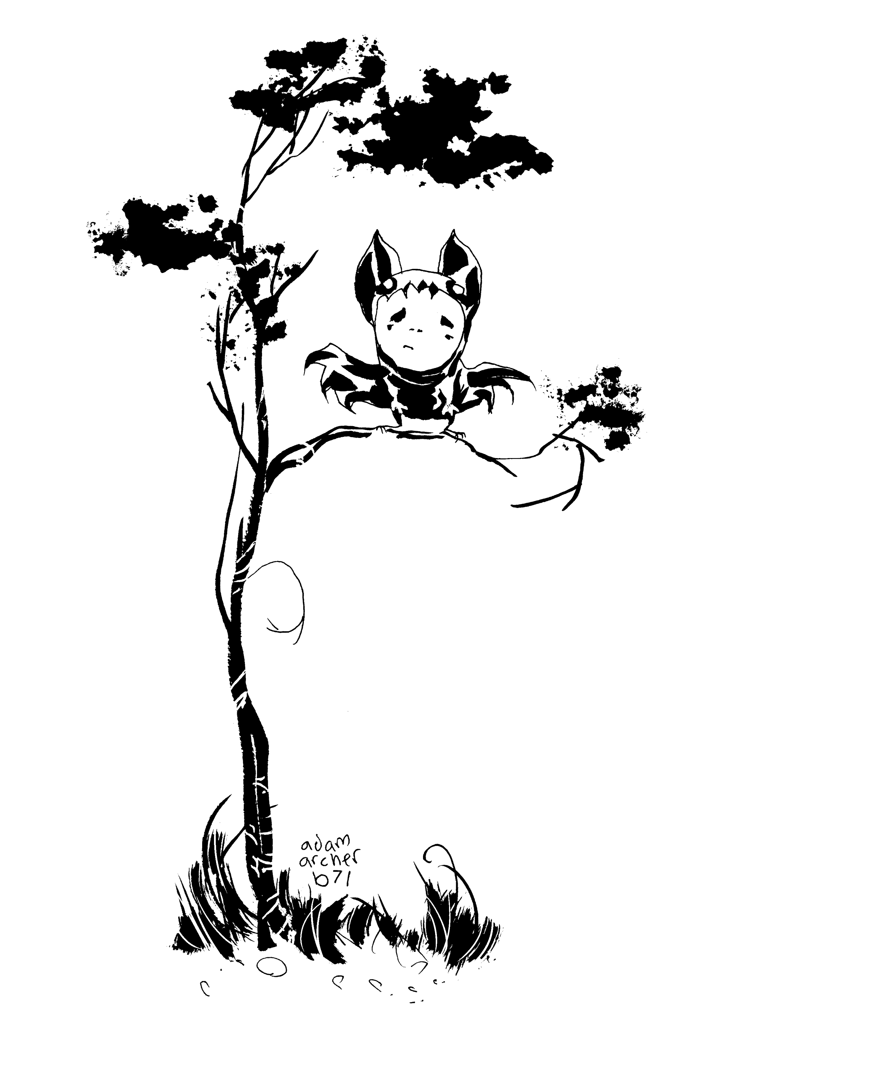 adam archer's doodles: black series 071