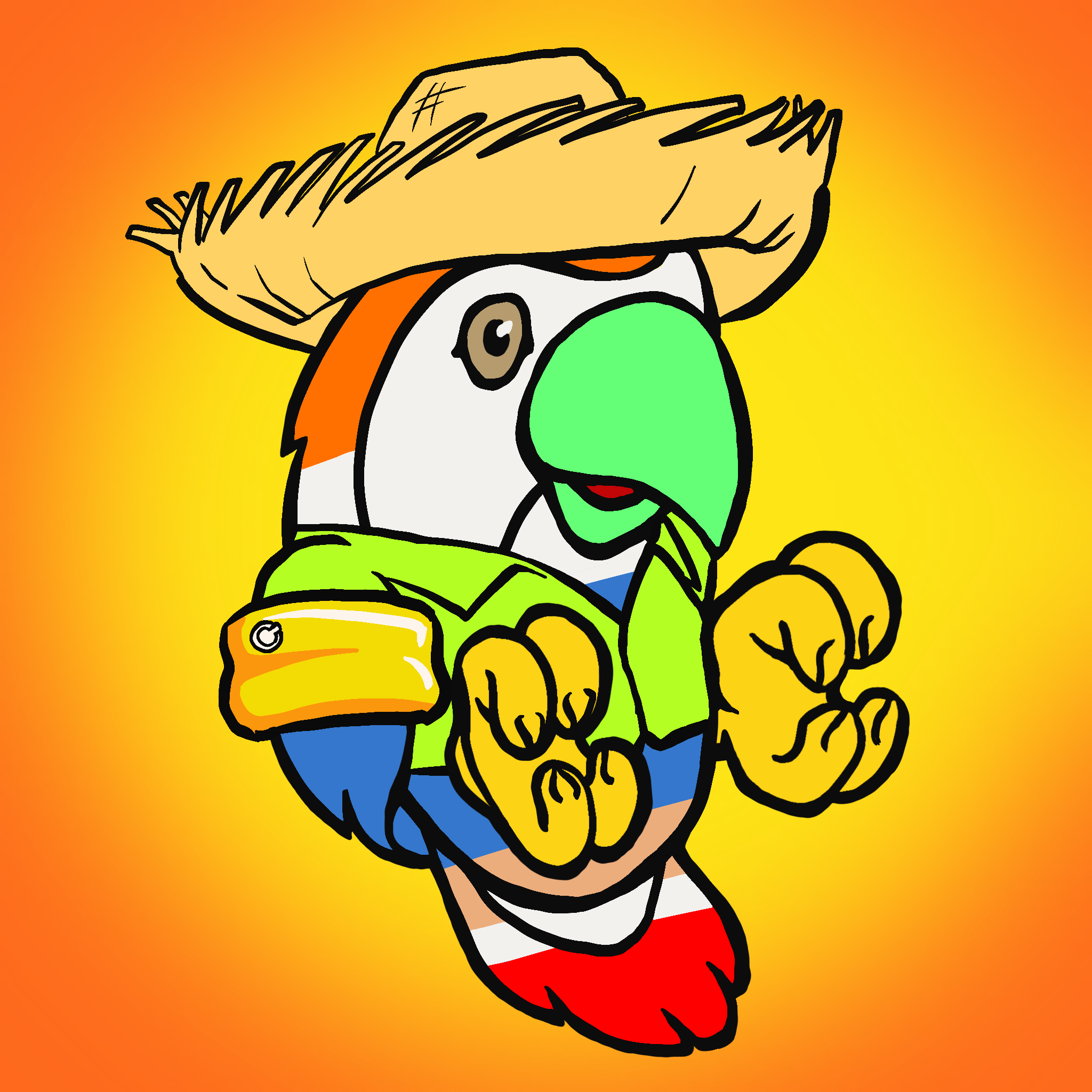 Barefoot Parrots #1172