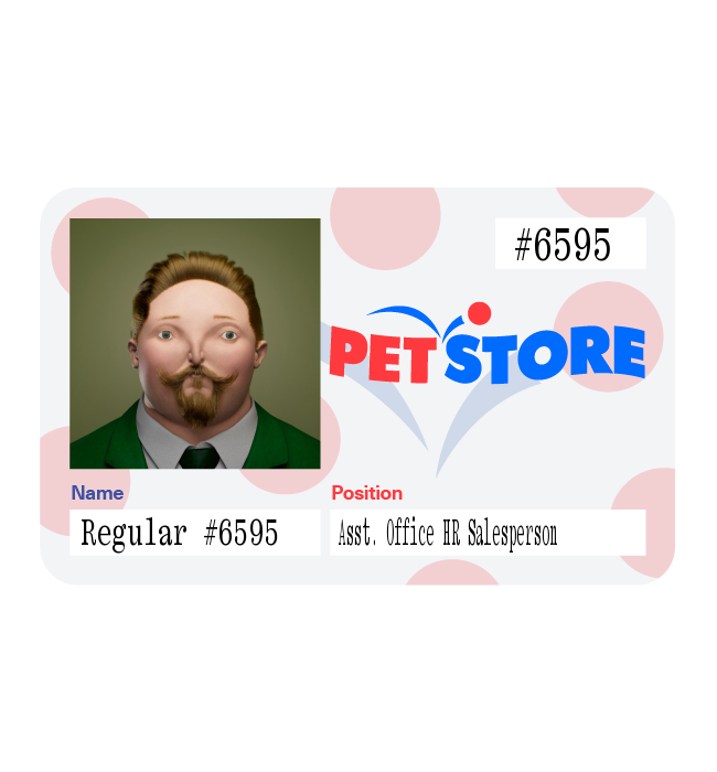 38 Ⓡ / week, Petstore