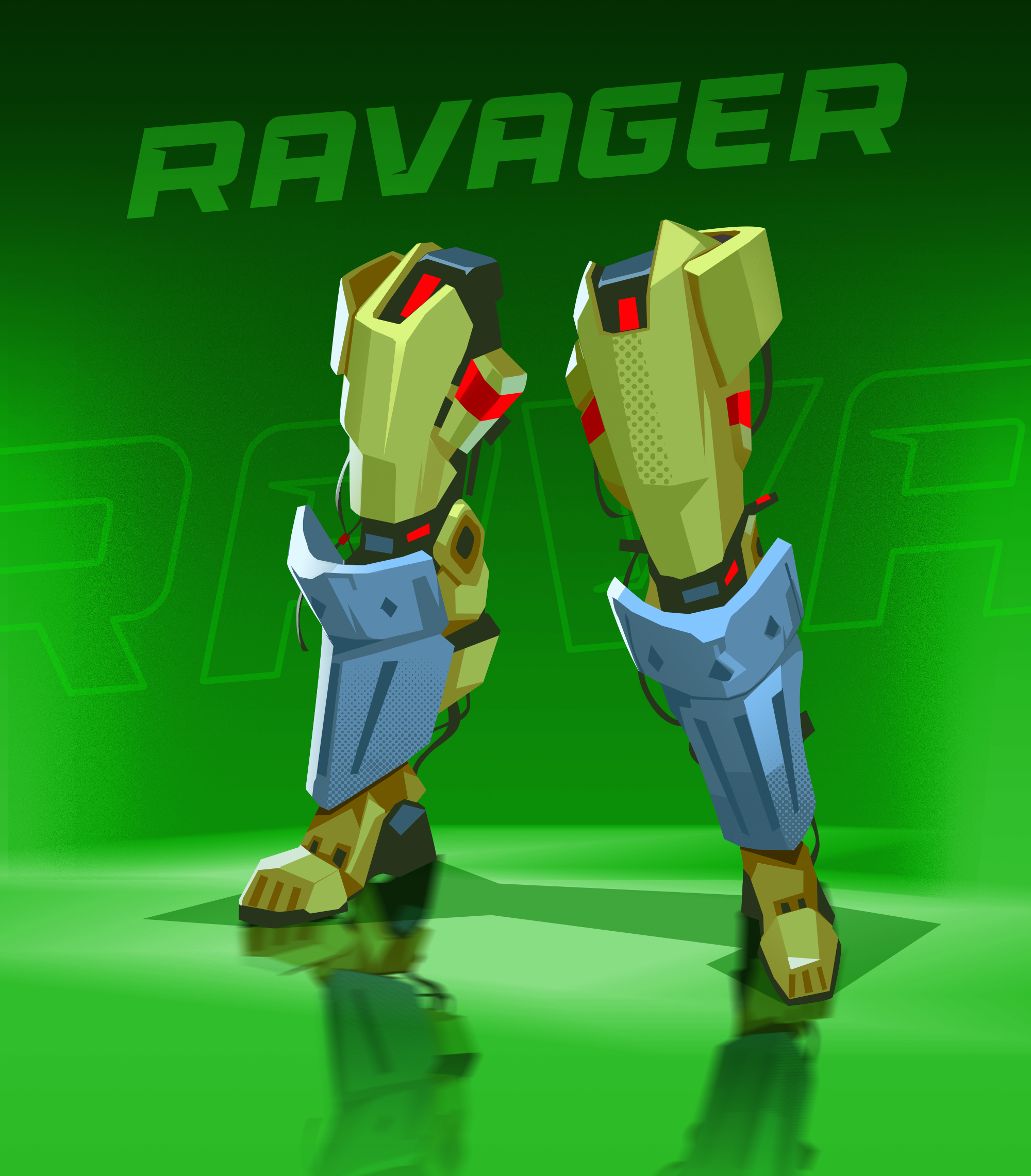 Mecha Leg: Ravager Class II