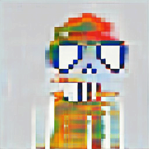 Ghostly skullGAN (456/512)