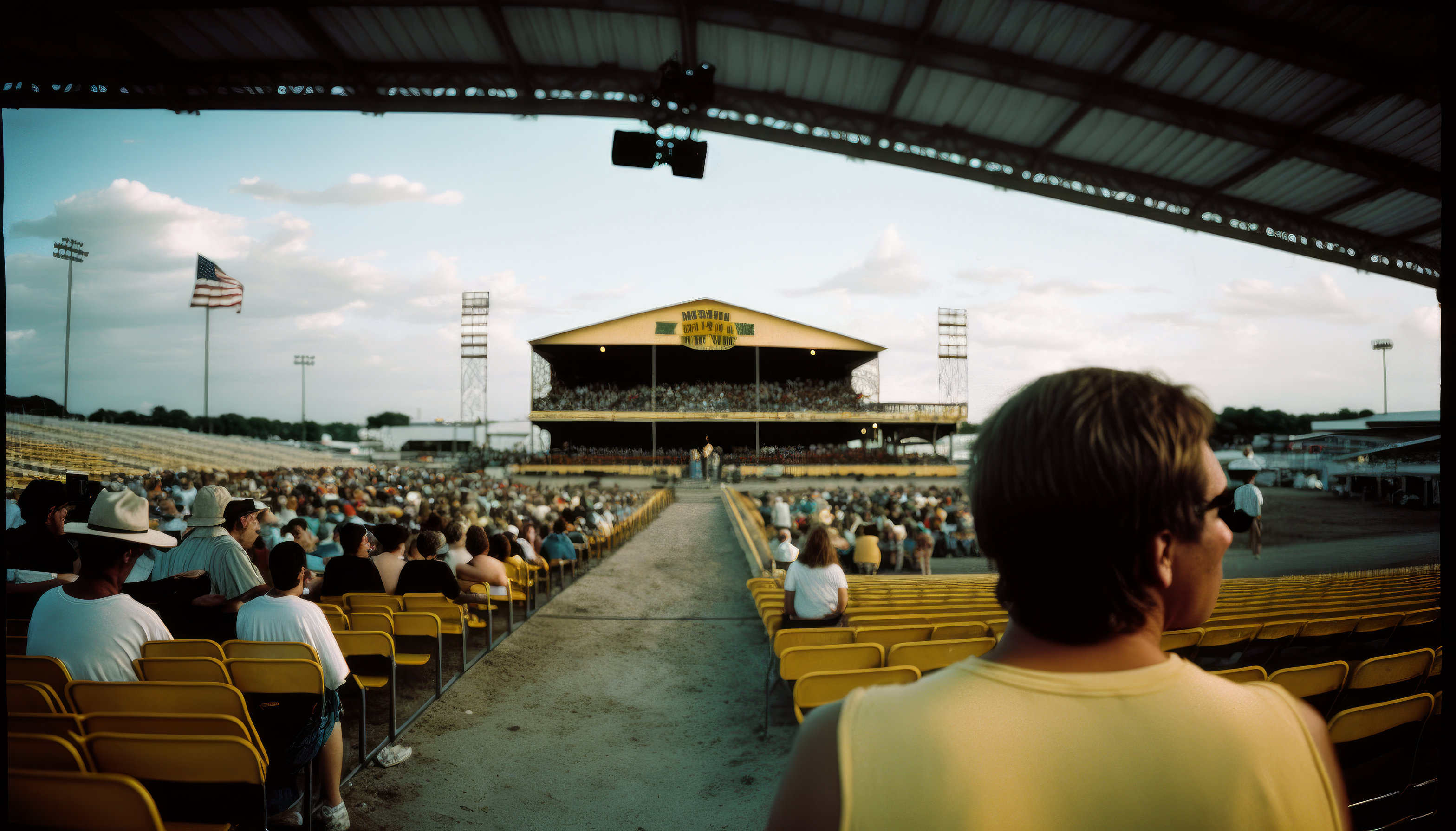 Waiting for the show