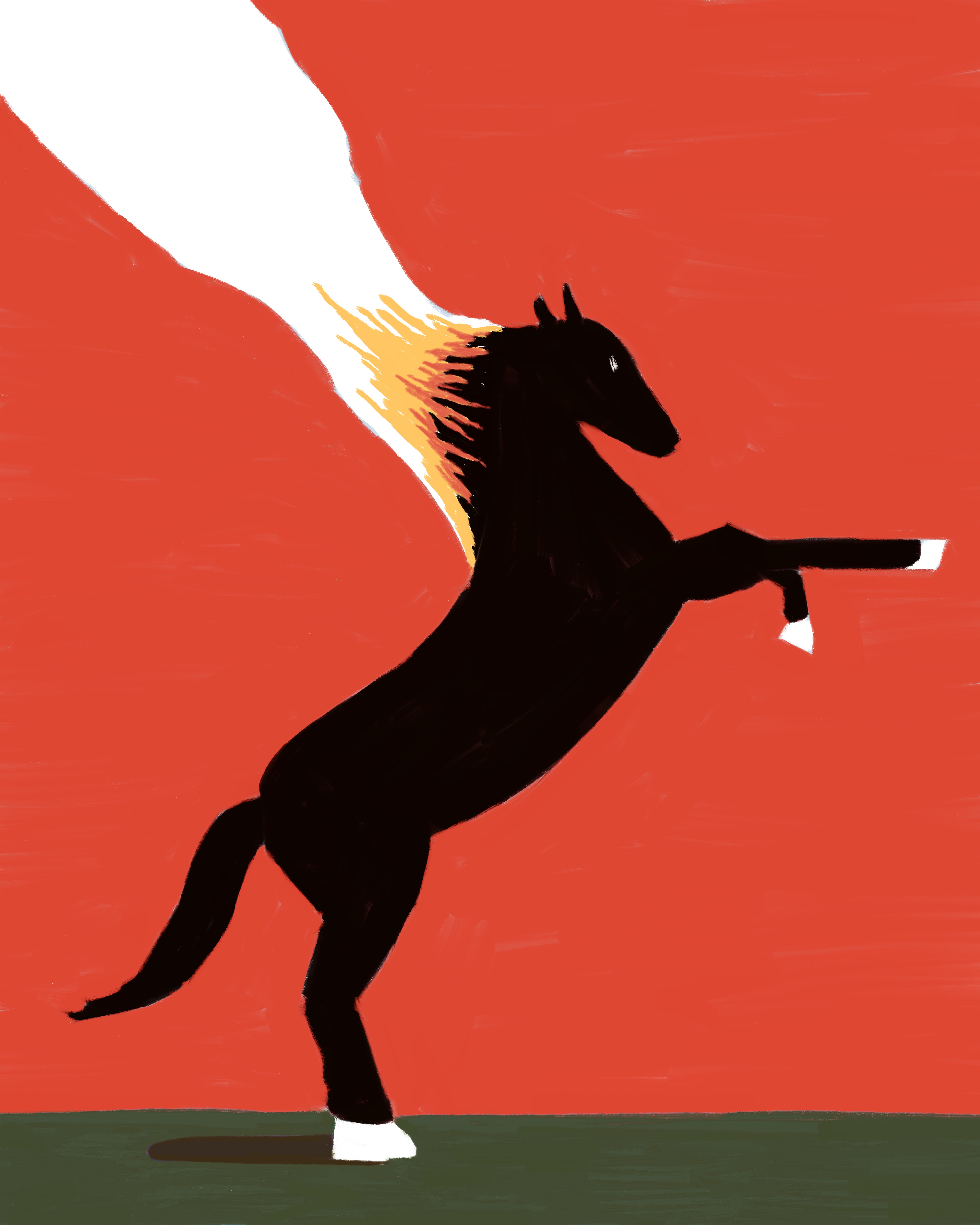The Burning Horse #20/50