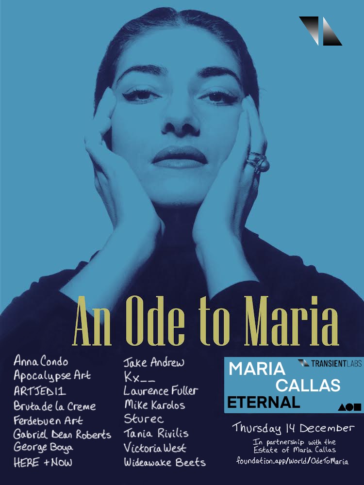 "An Ode to Maria" - Exhibition Lineup