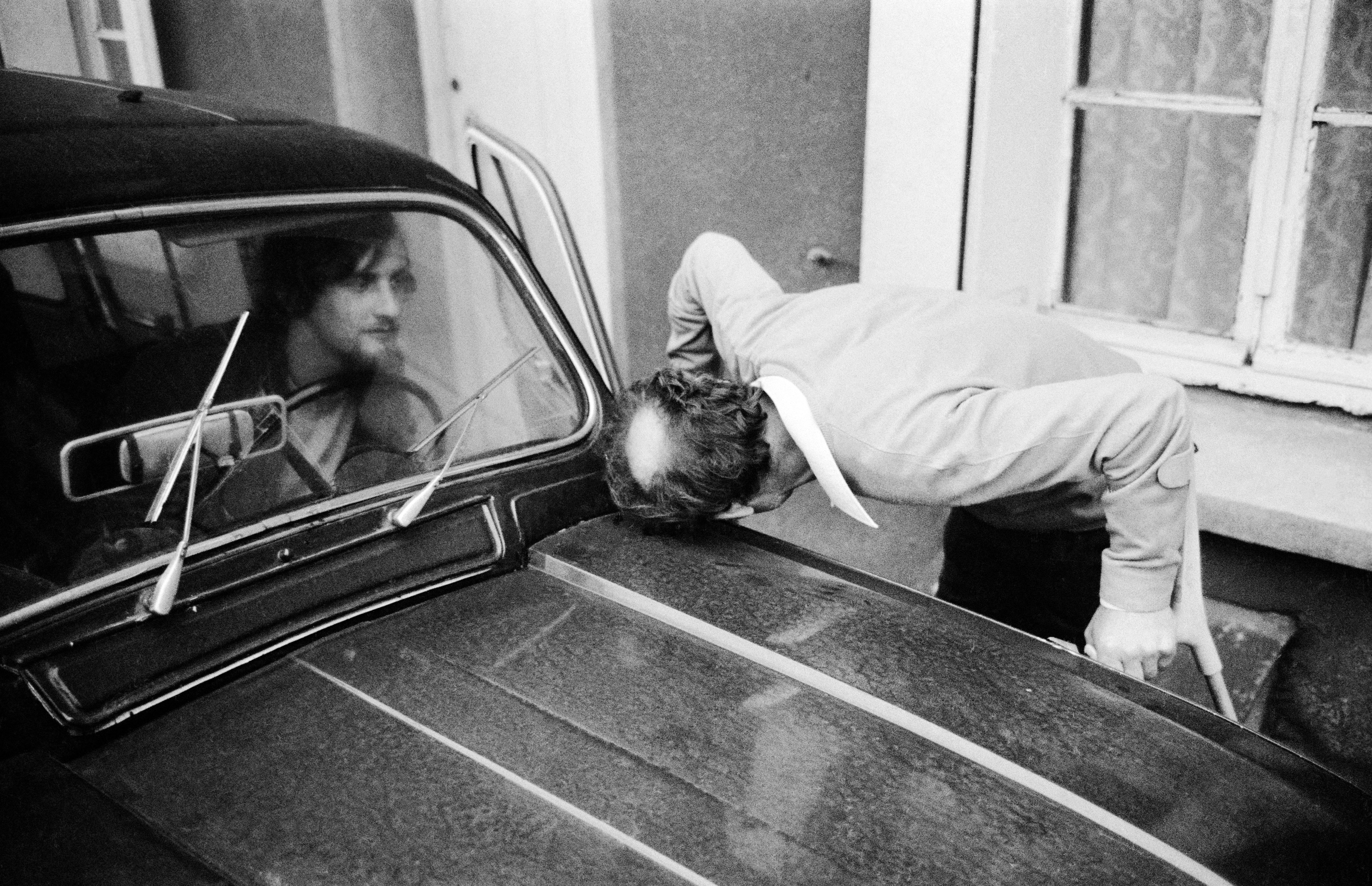 Magnum 75 #74 by Richard Kalvar. Near Valenciennes, France. 1972