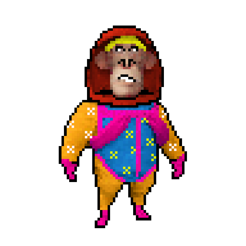 Pixel Radioactive Ape #246