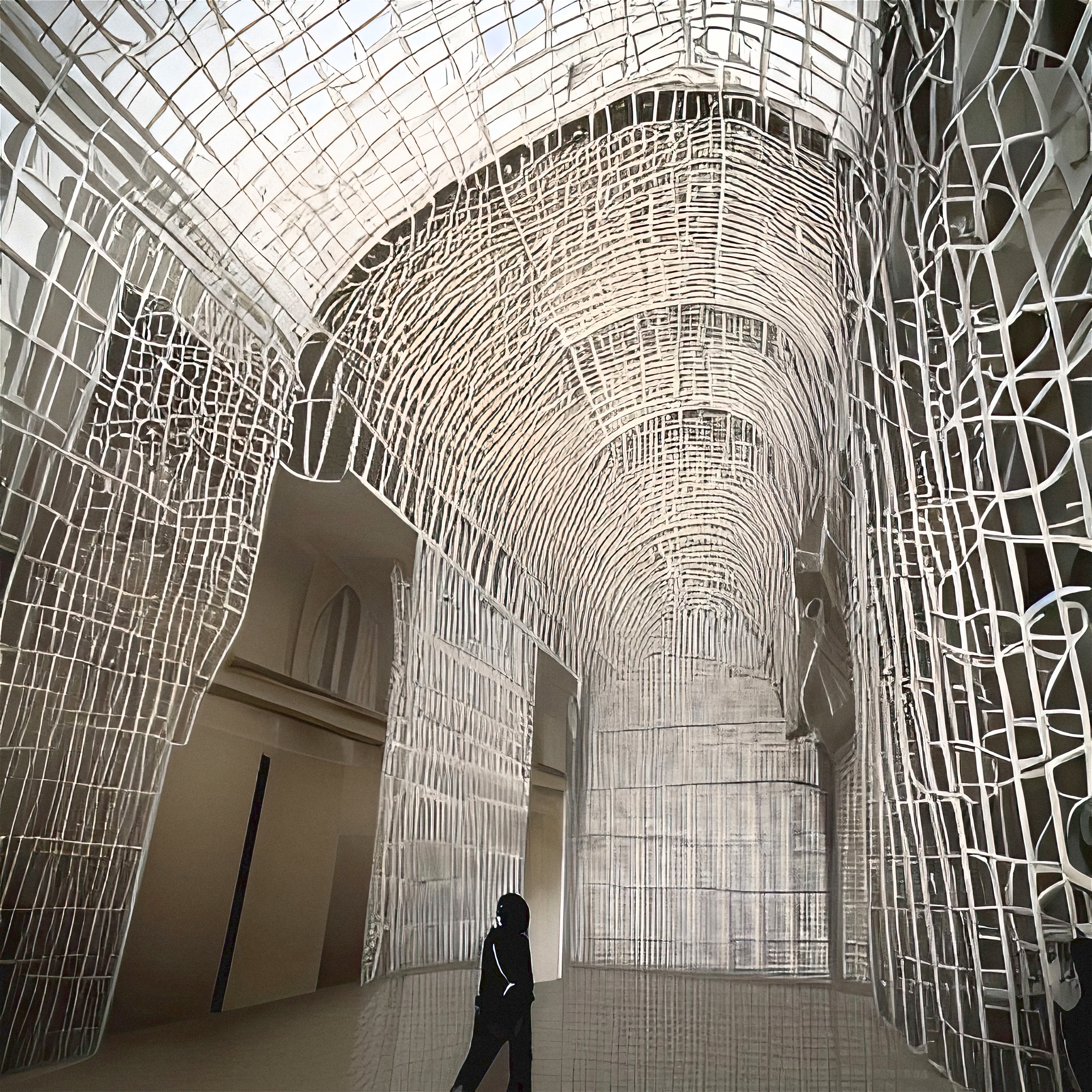 Silk Stained Glass #28