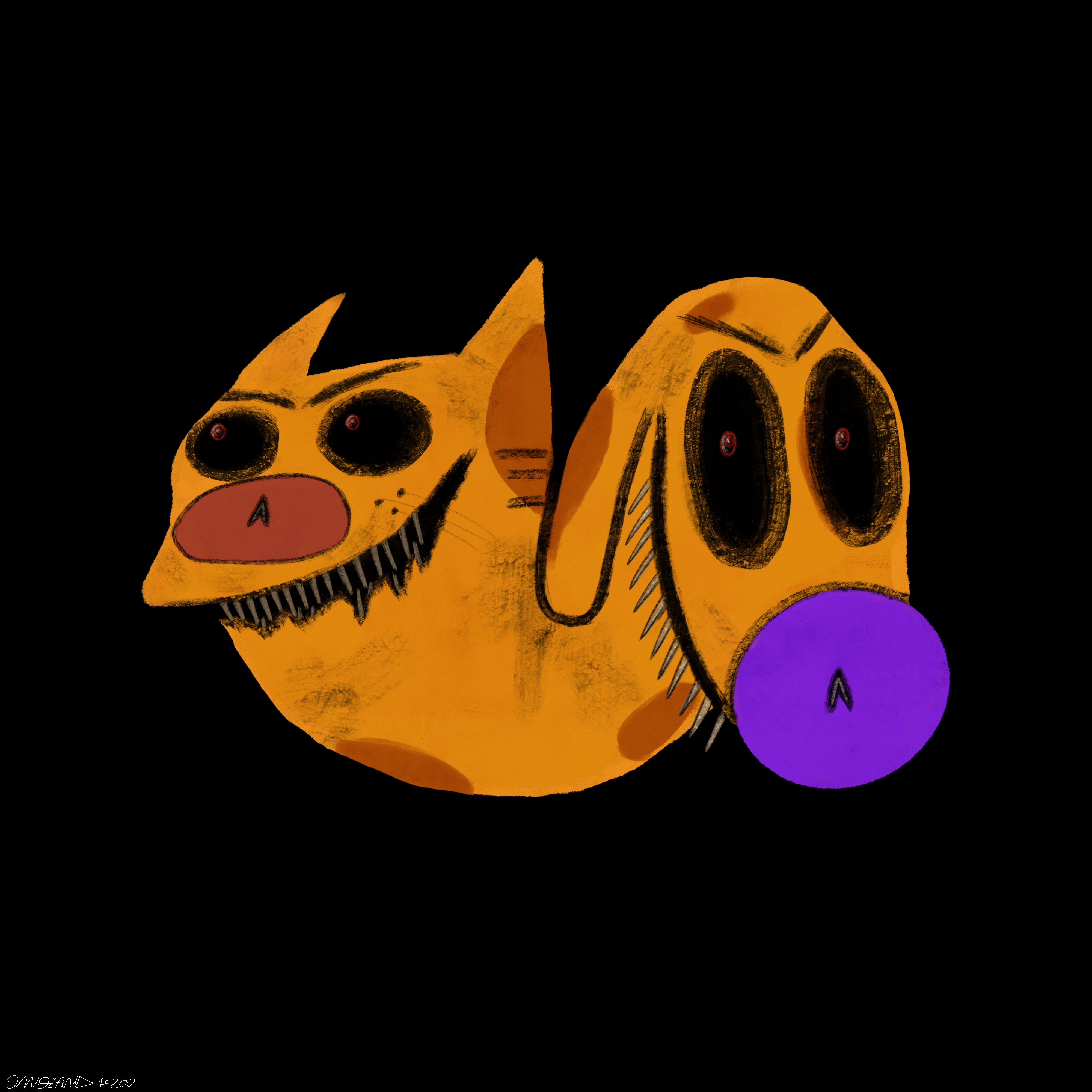 Gangland Skull #200 - by Eddie Gangland