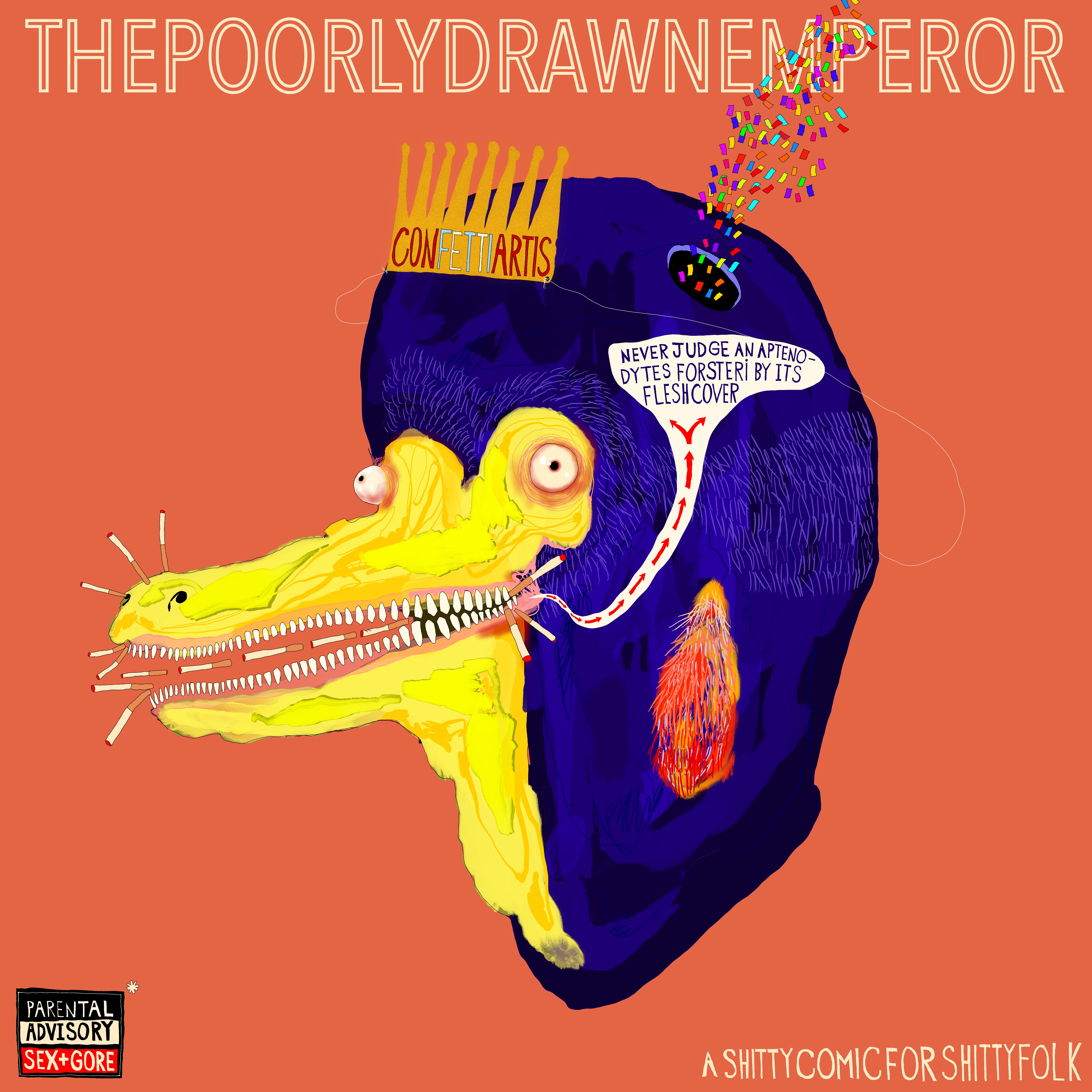 The Poorly Drawn Emperor Flesh Covering