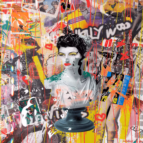 GRAFFITI PORTRAIT II [HOLLYWOOD PIXELATIONS] #19