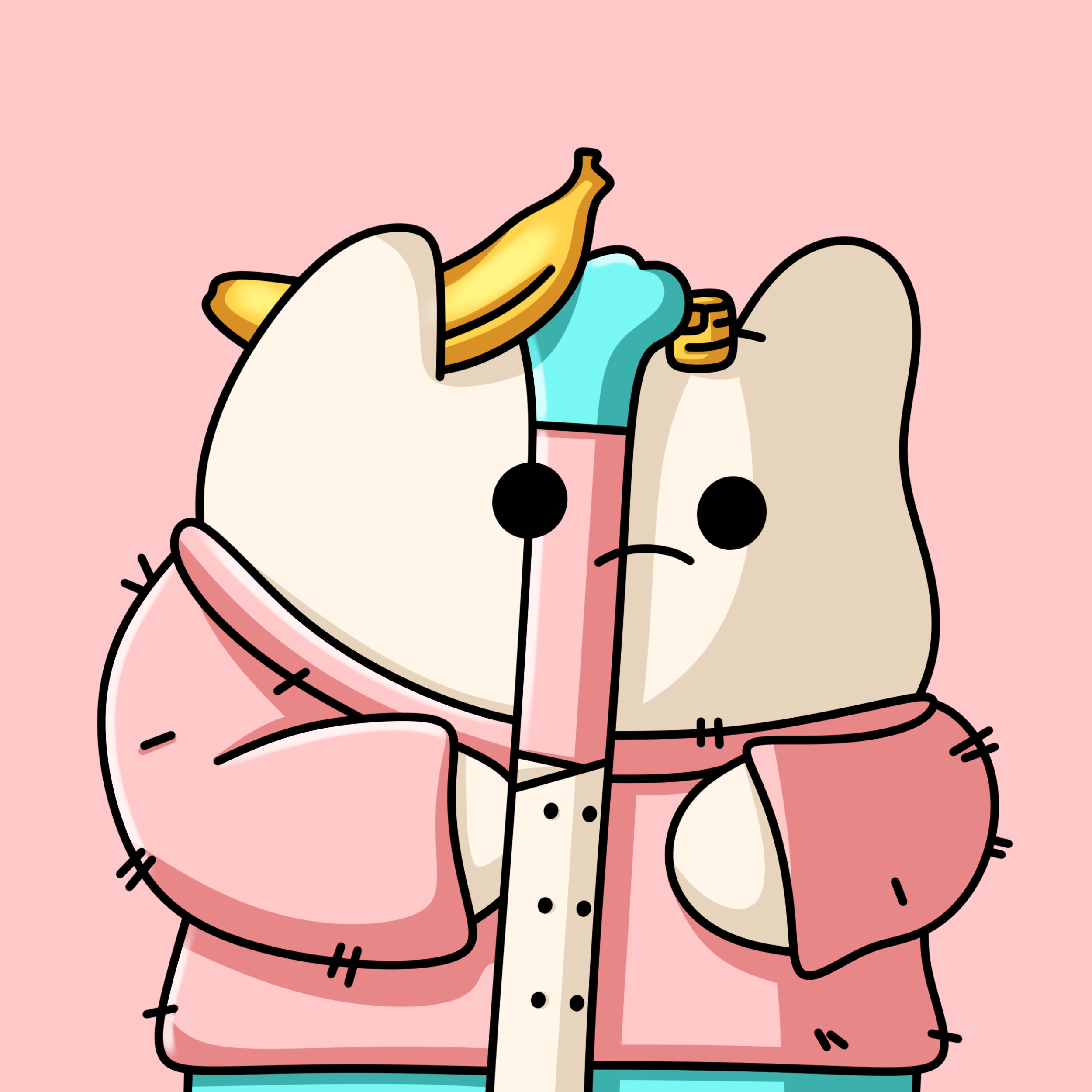 Banana Noodle Man #3665 // #7300