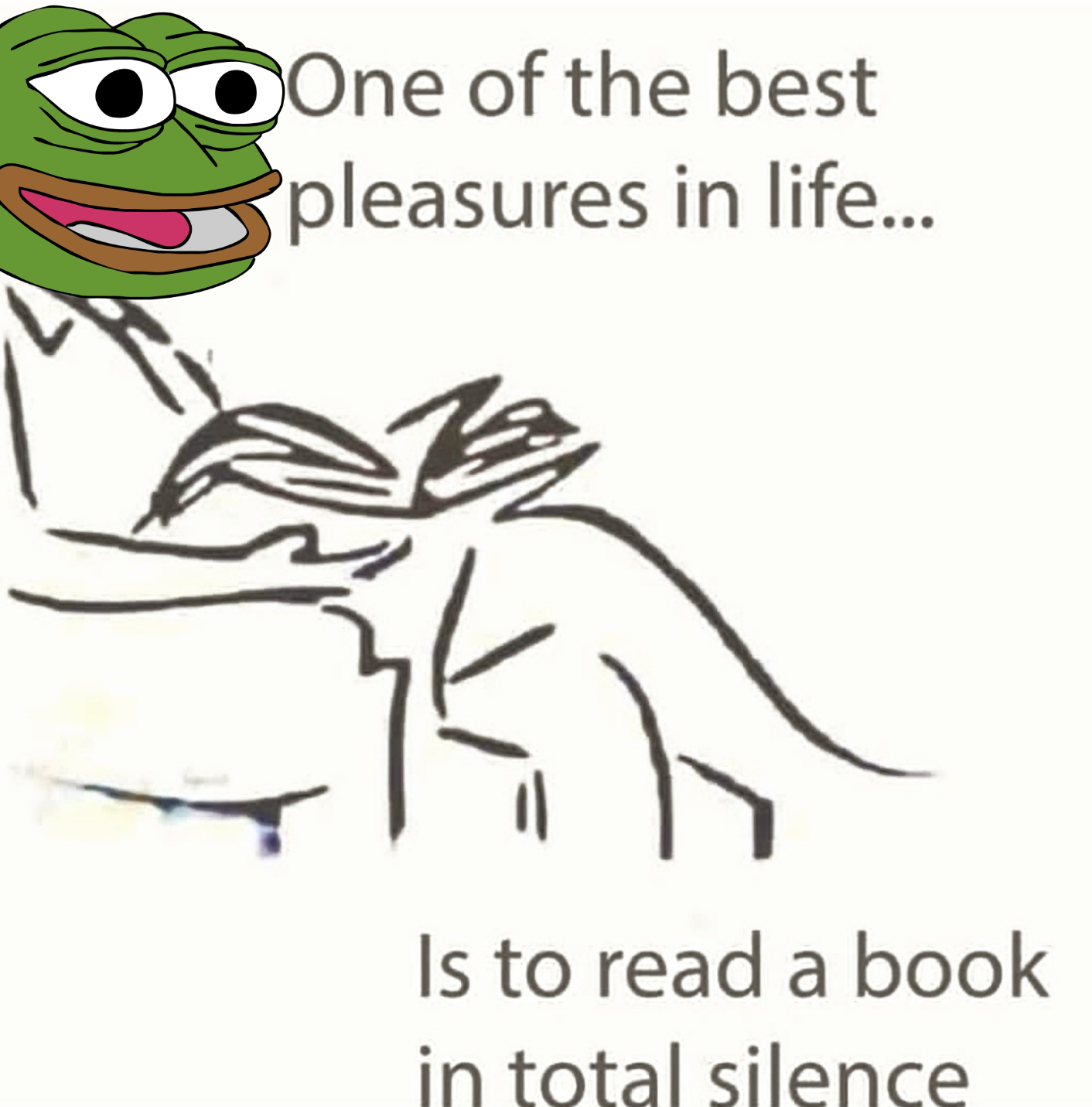 Reading a book