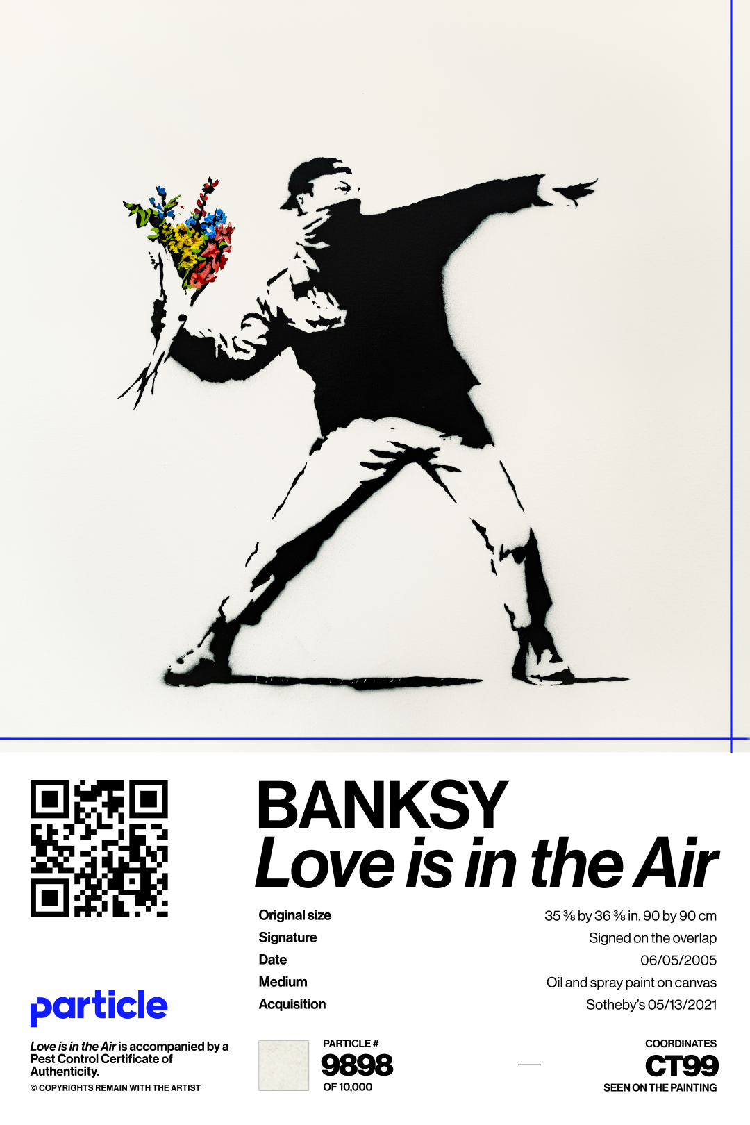 Banksy | Love Is In The Air #9898