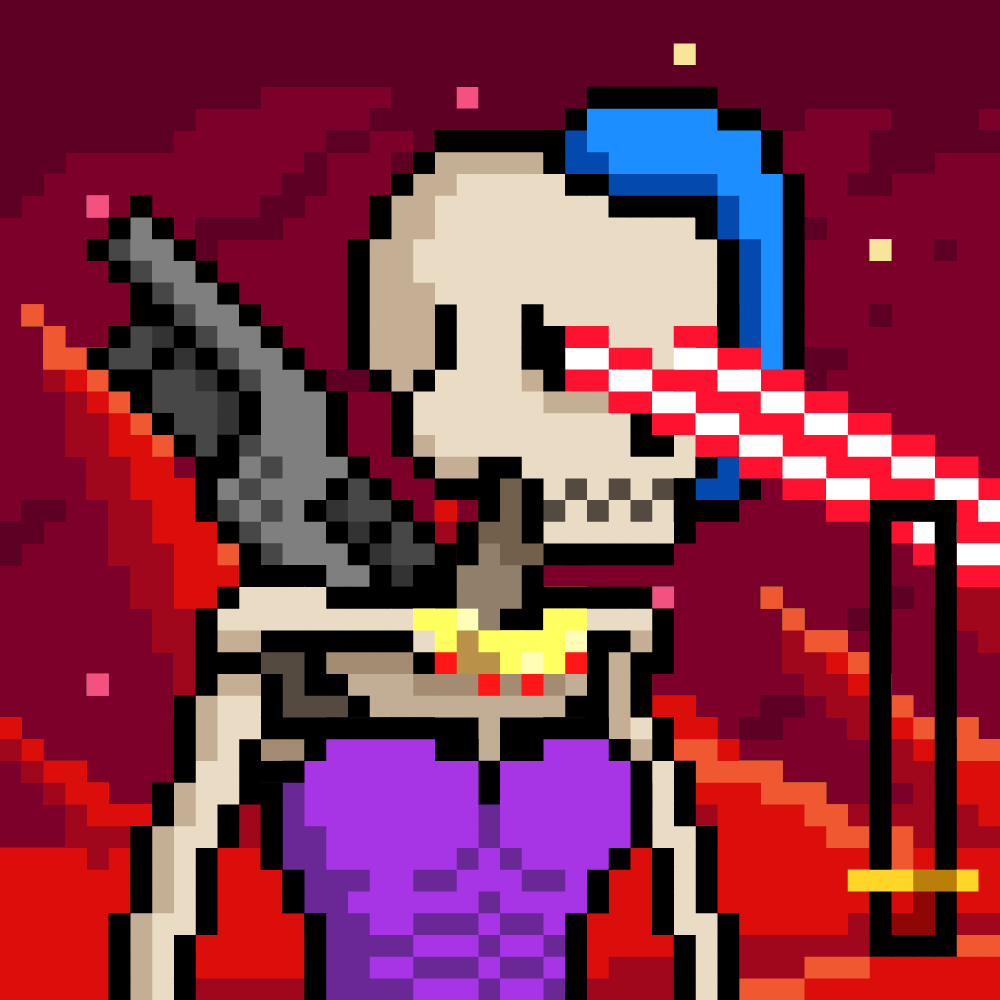 Ordinal Ladies Skull #2726